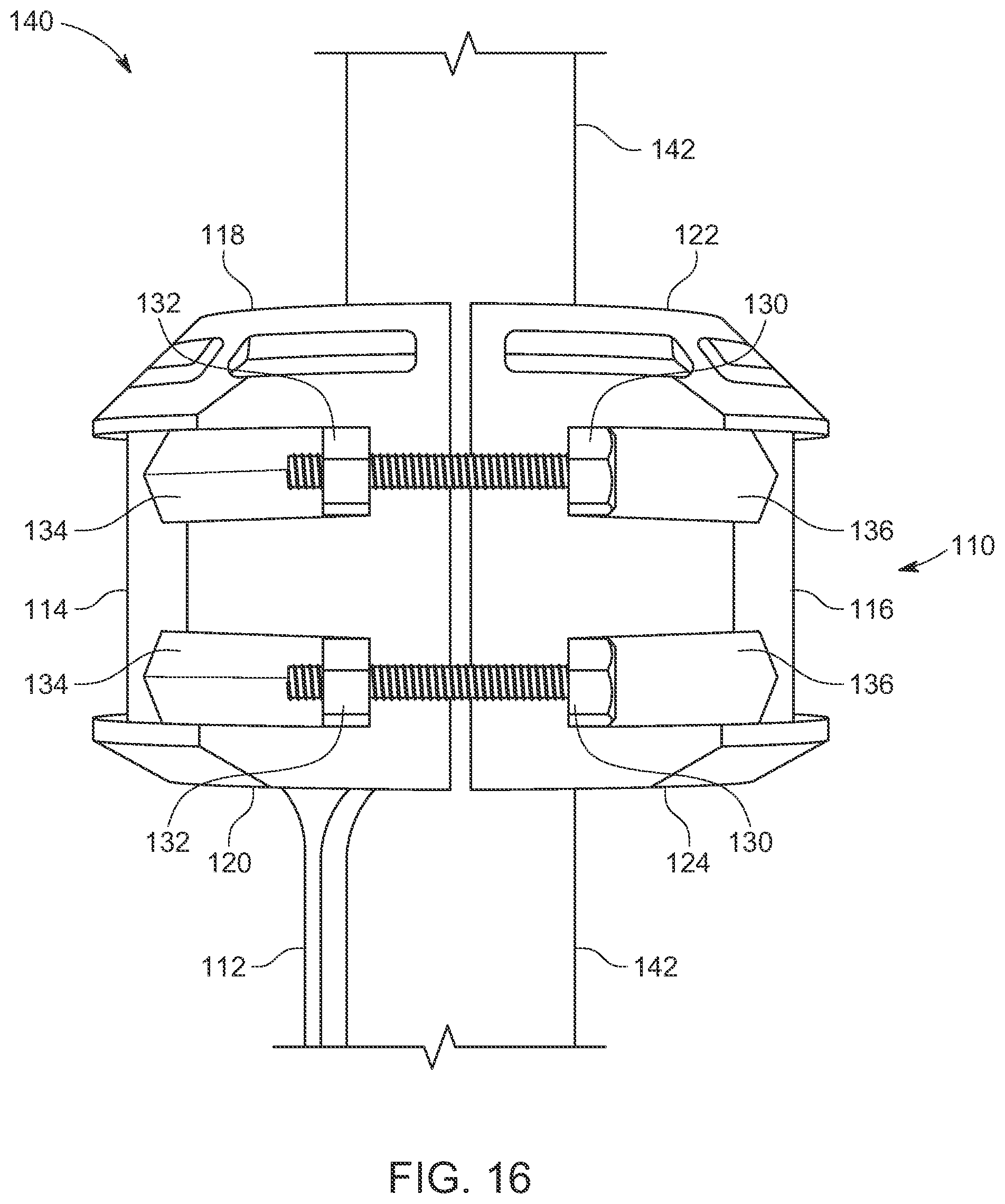 Patent US12319386 Figure 13 – Apparatus for securing watercraft against tidal action