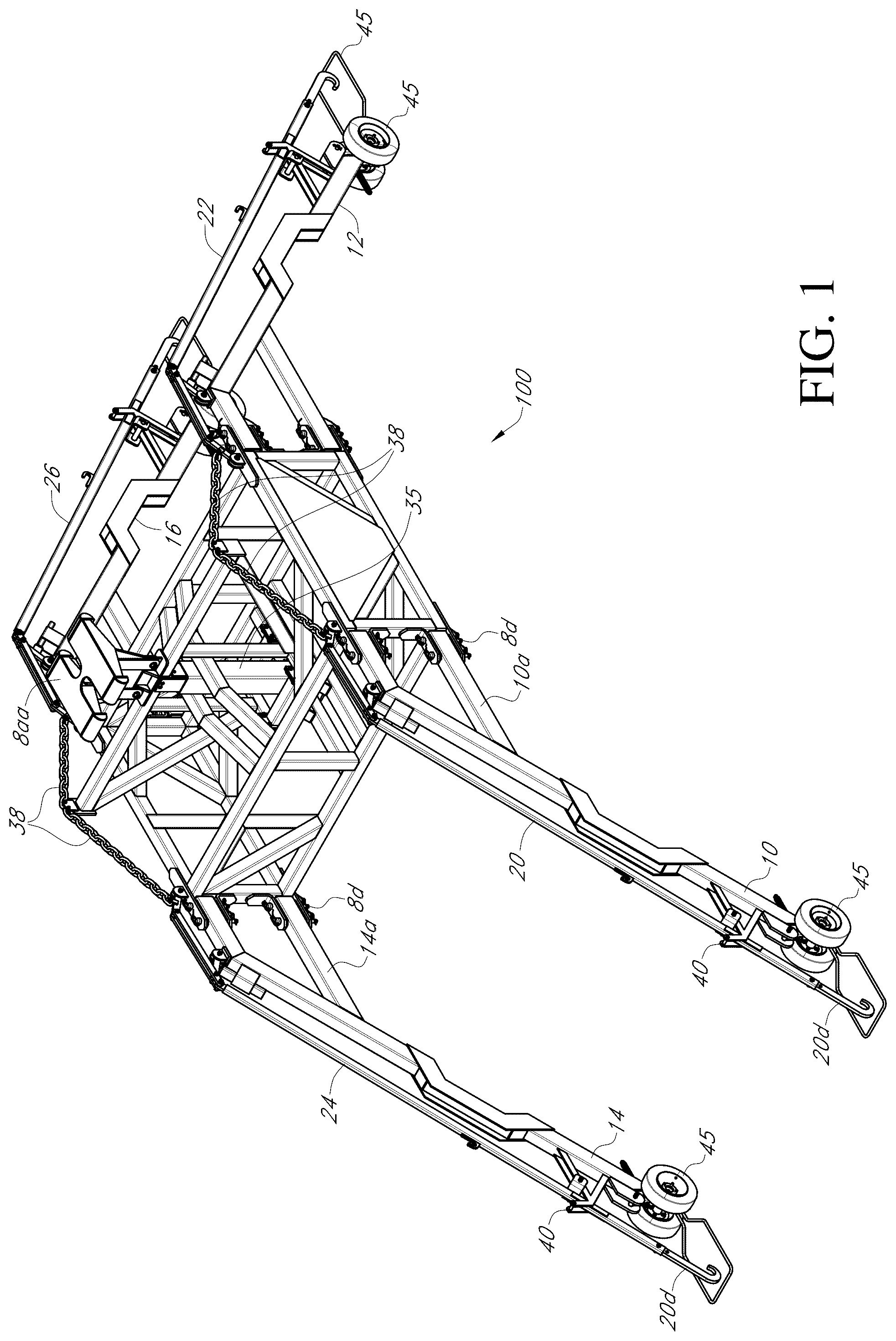 Patent US12319388 Figure 1 – Load lifter assembly