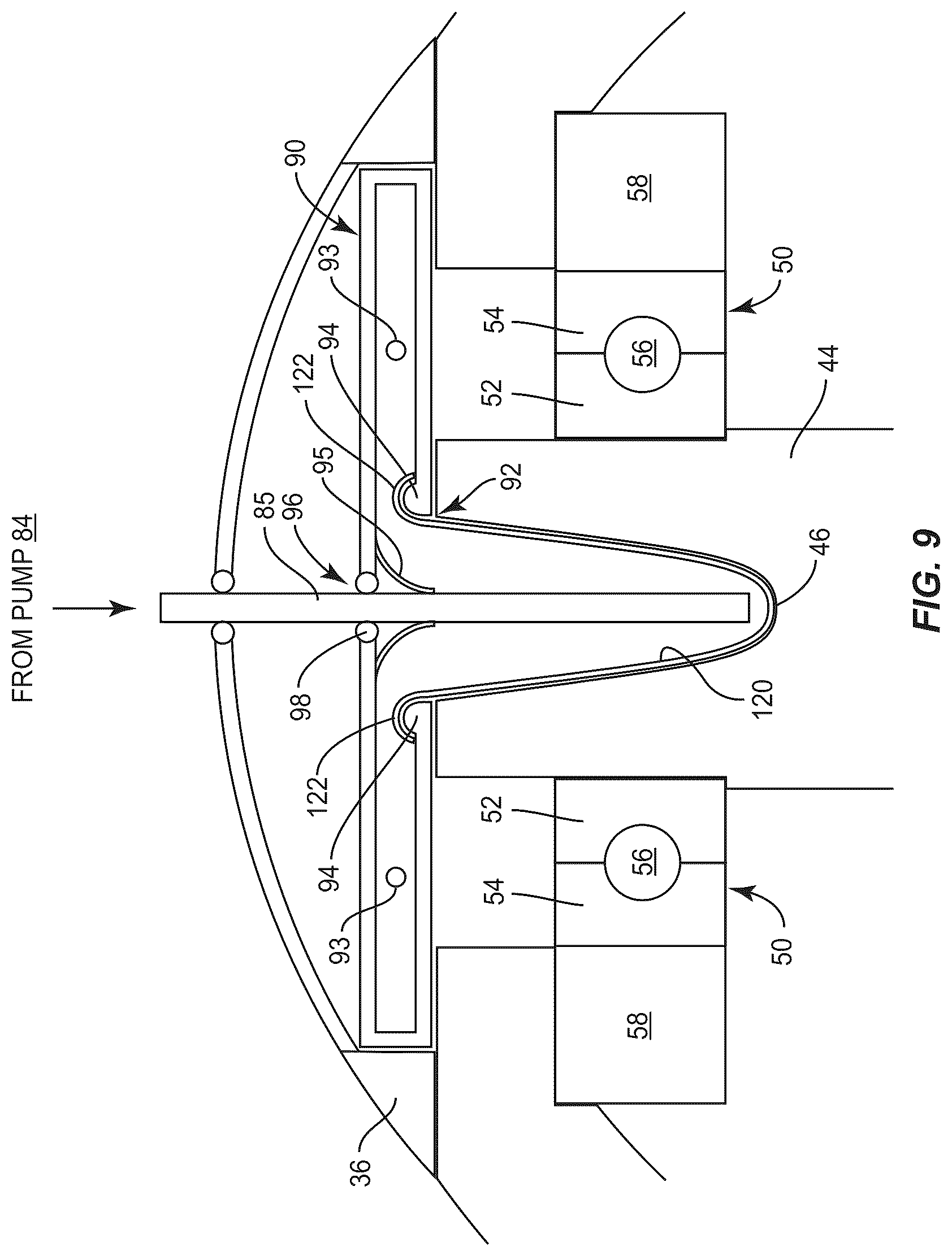 Patent US12319391 Figure 8 – Gyroscopic boat roll stabilizer