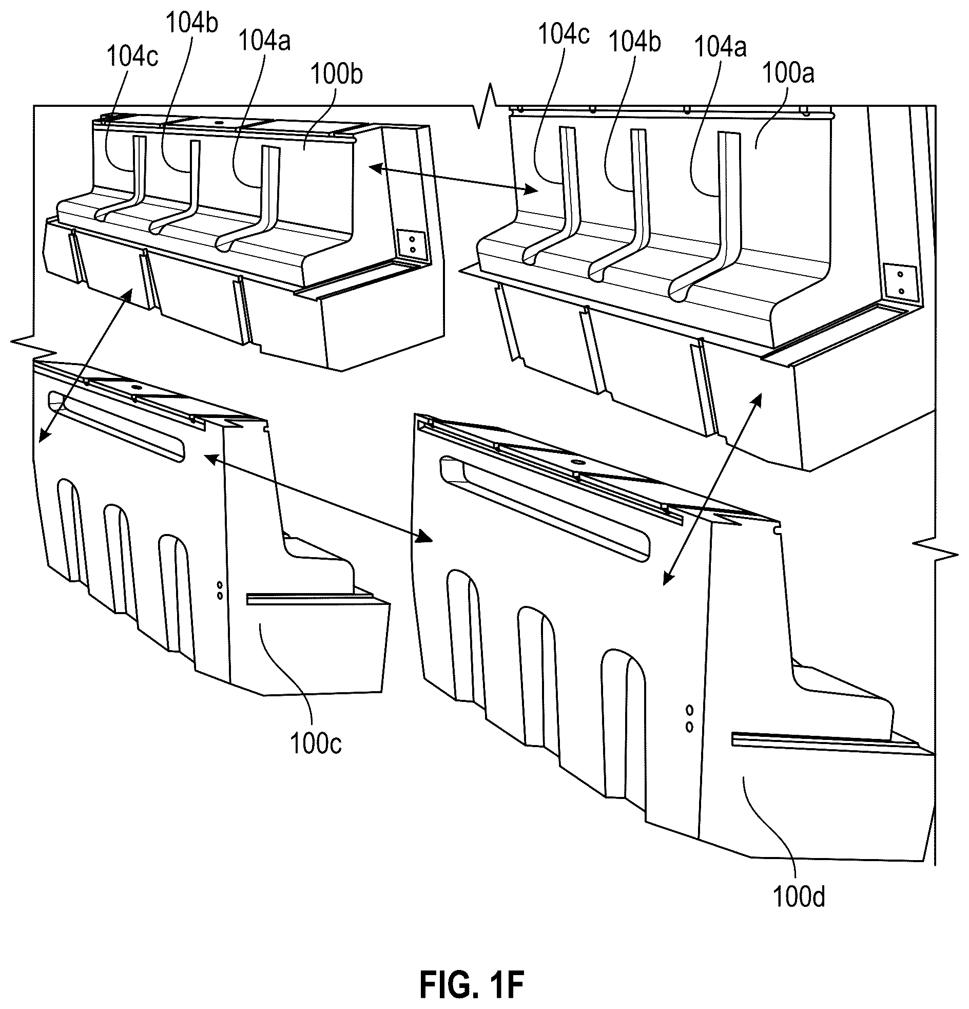 Patent US12319393 Figure 6 – Floating boat lift