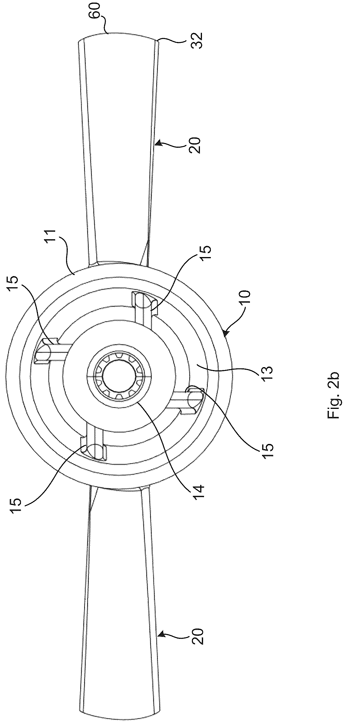 Patent US12319395 Figure 3 – Propulsion device for exerting thrust to a fluid