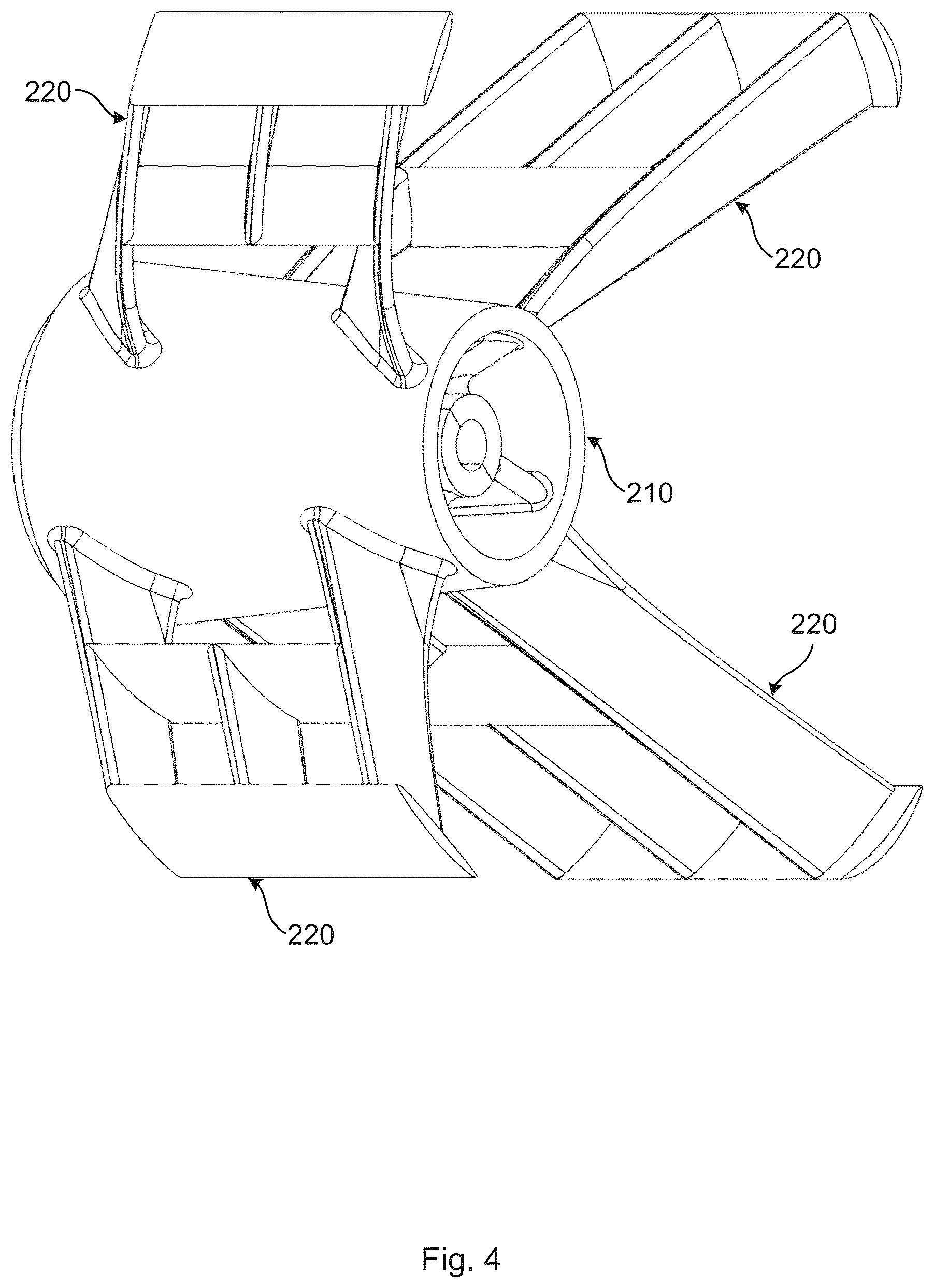 Patent US12319395 Figure 6 – Propulsion device for exerting thrust to a fluid