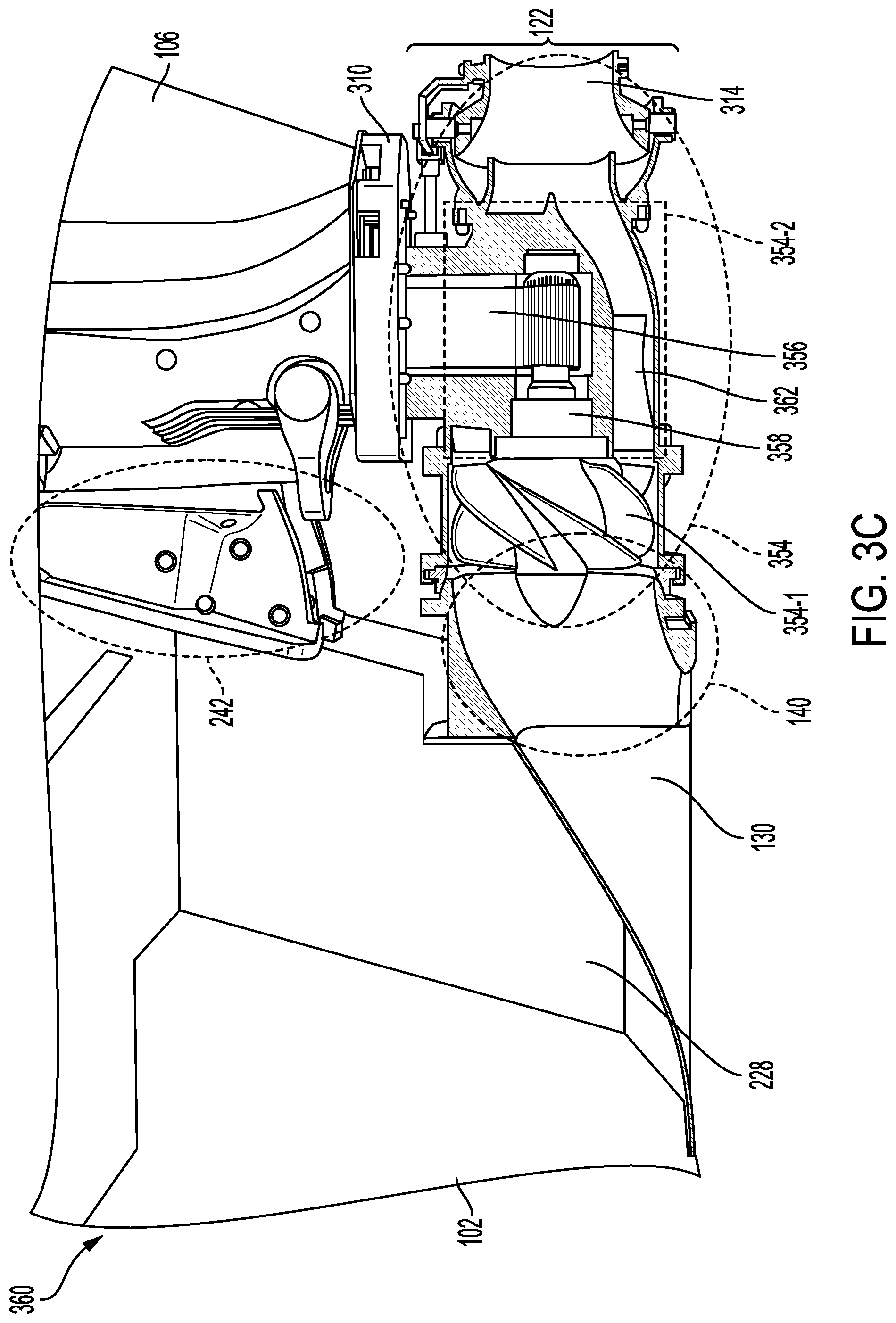 Patent US12319396 Figure 11 – Vessel propelling system and assembly