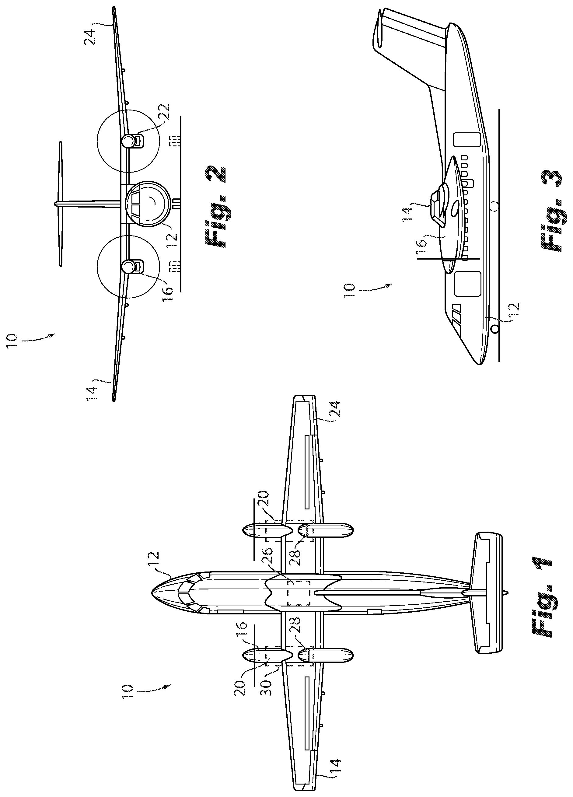 Patent US12319400 Figure 1 – Aircraft propulsion system and methods of feathering