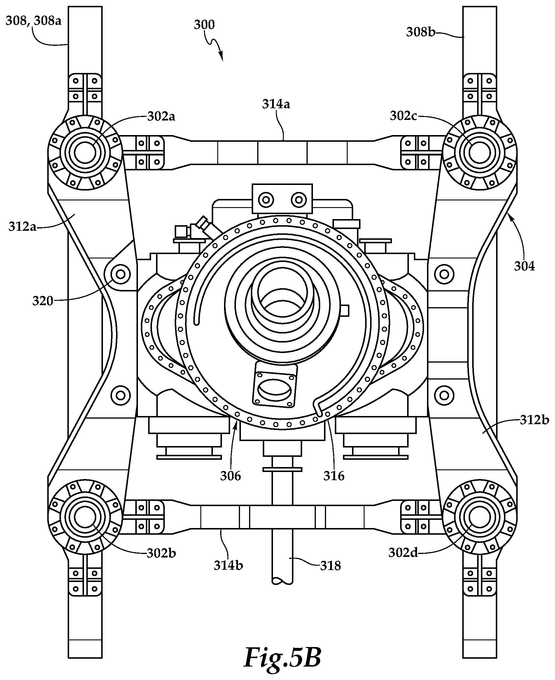 Patent US12319406 Figure 6 – Vibration isolation systems for compound helicopters