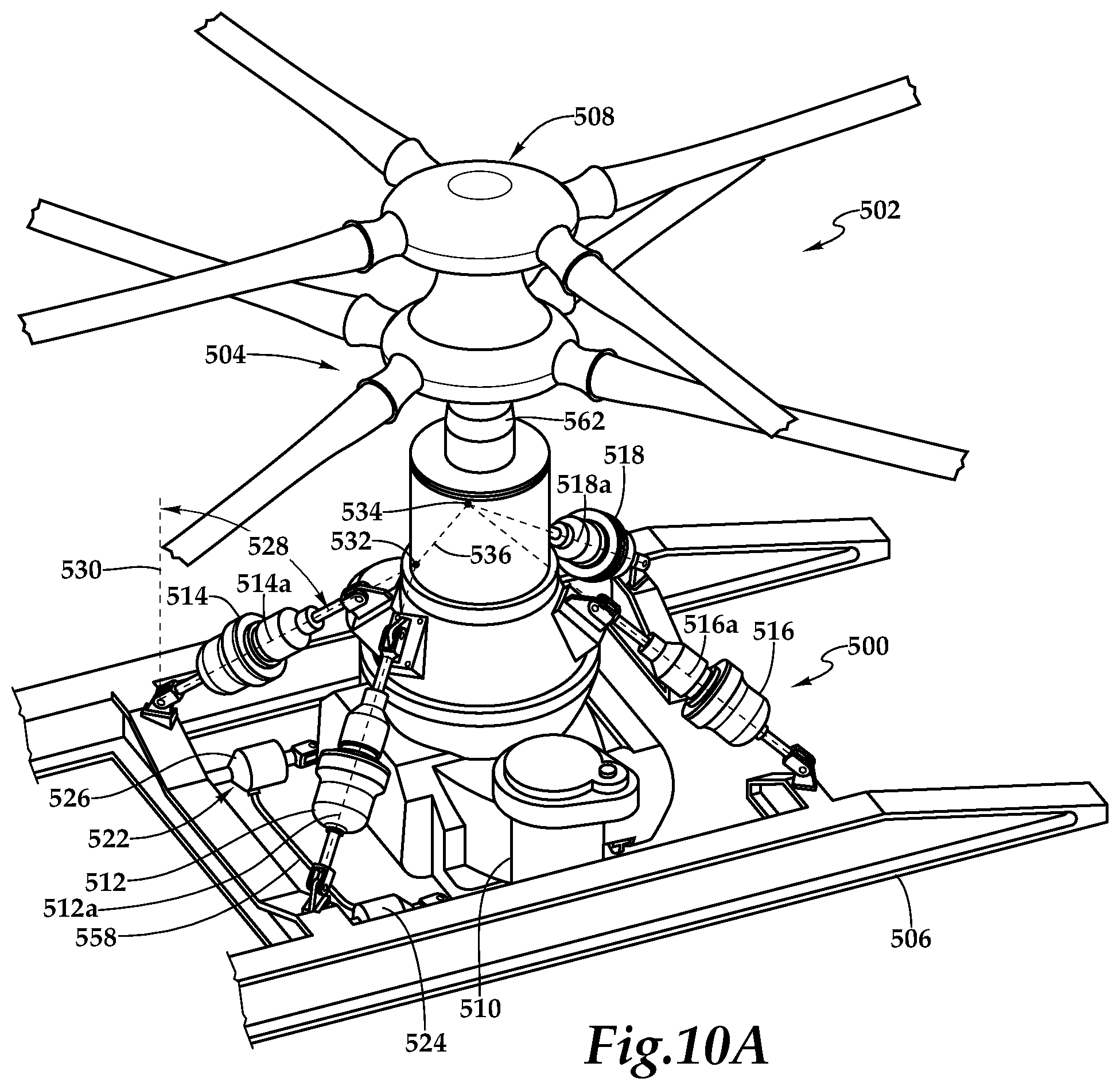 Patent US12319406 Figure 12 – Vibration isolation systems for compound helicopters