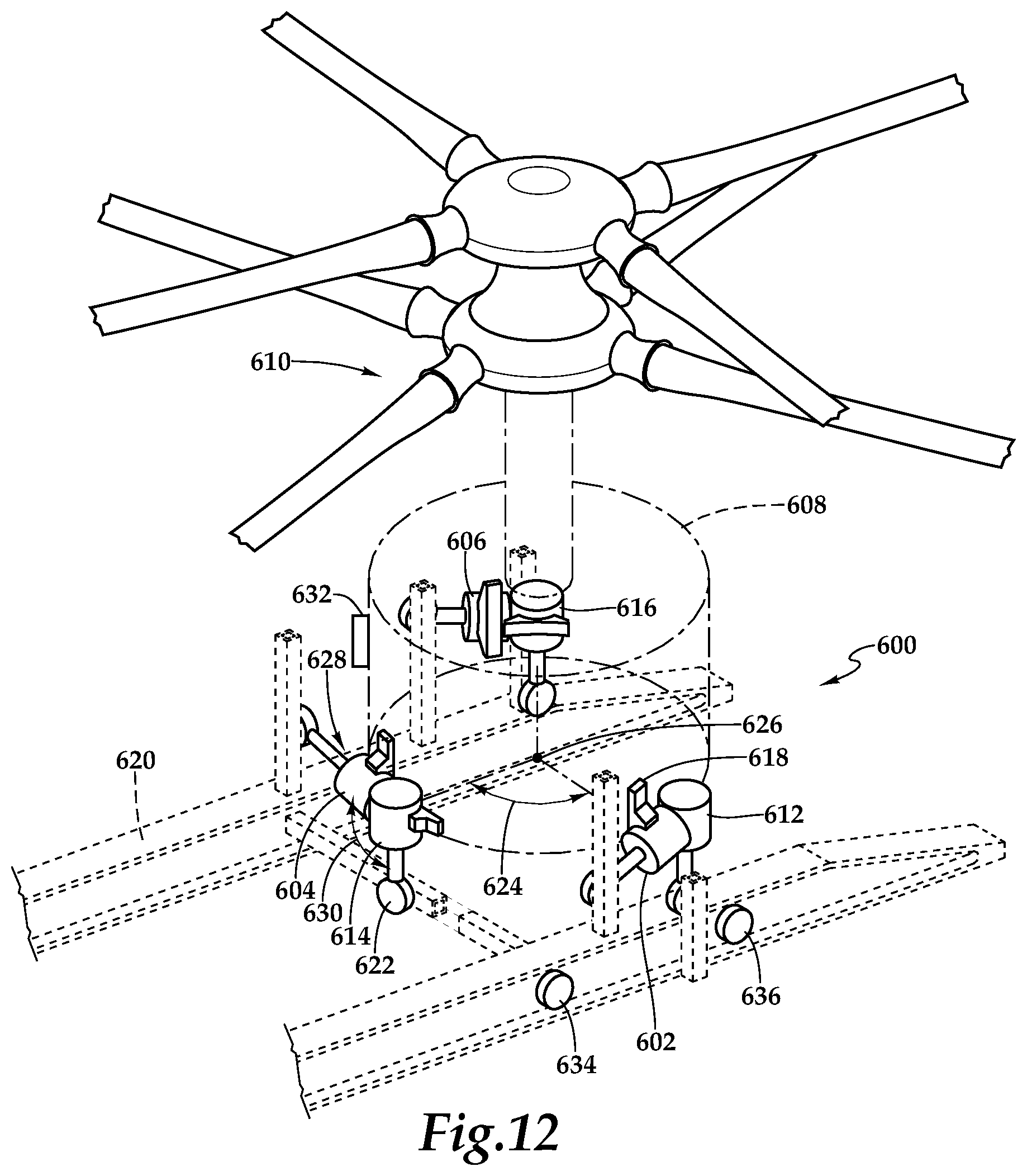 Patent US12319406 Figure 15 – Vibration isolation systems for compound helicopters
