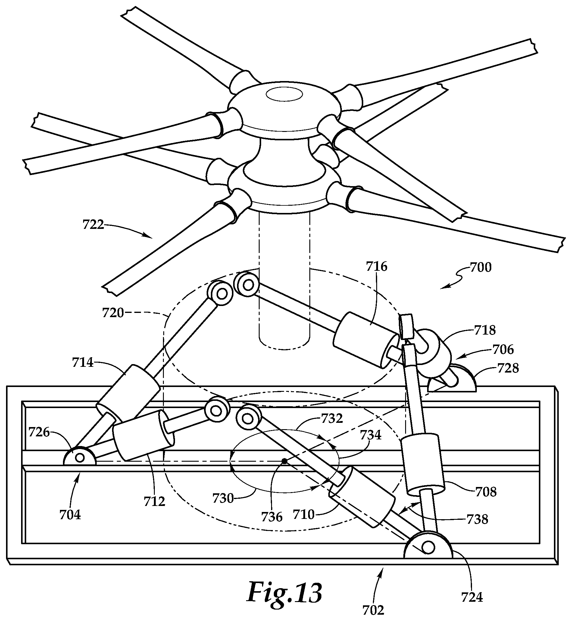 Patent US12319406 Figure 16 – Vibration isolation systems for compound helicopters