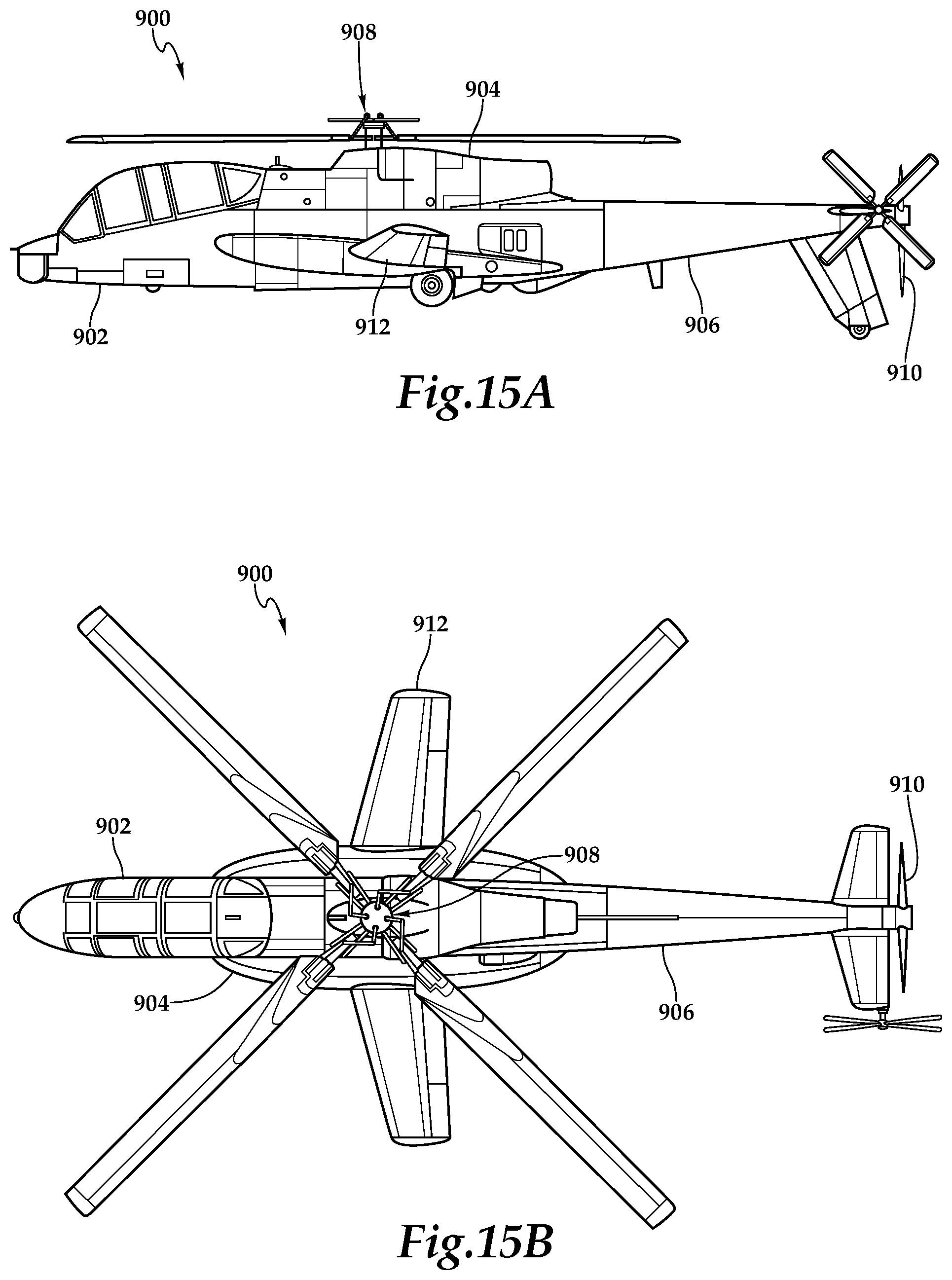 Patent US12319406 Figure 18 – Vibration isolation systems for compound helicopters