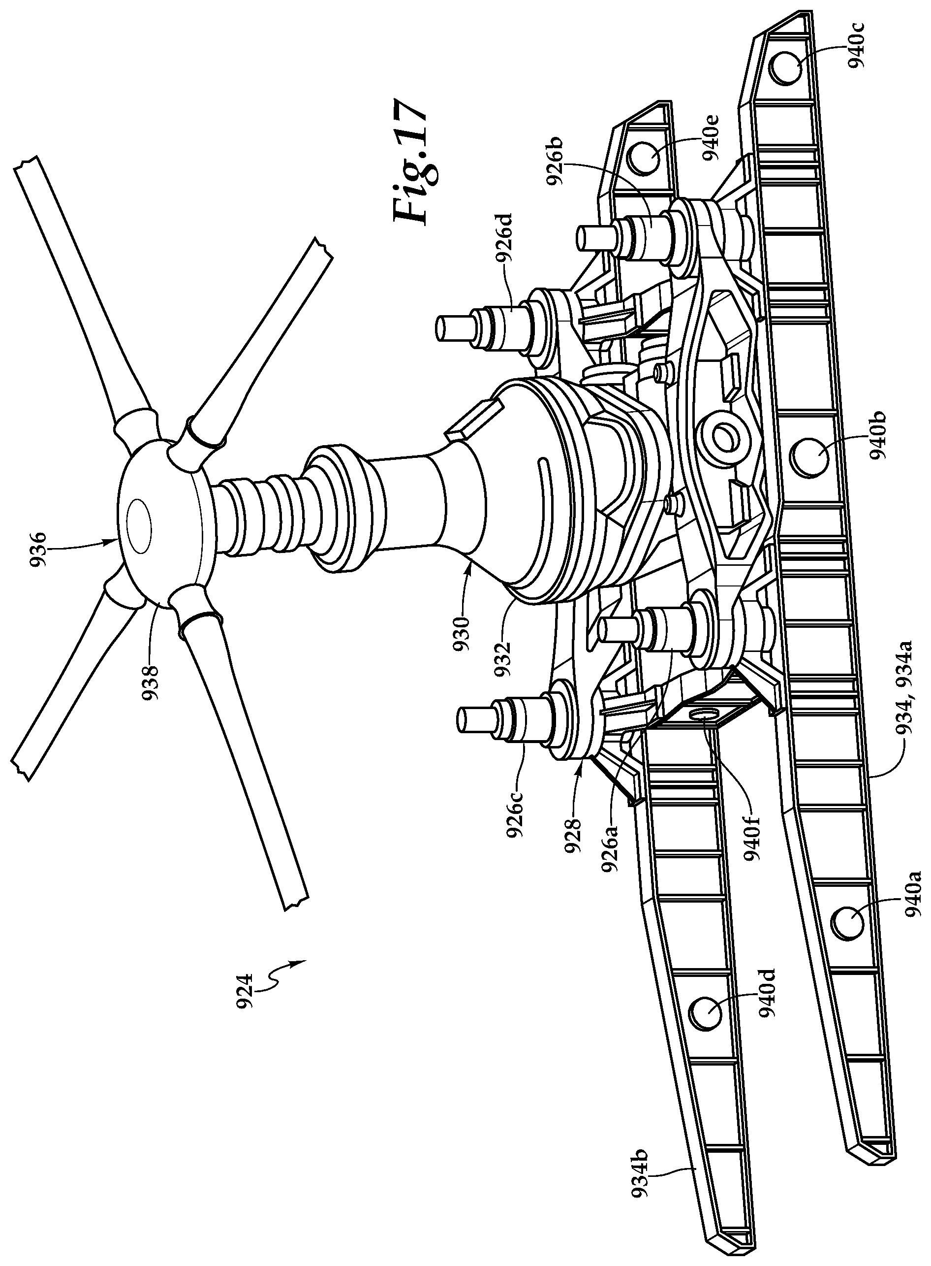 Patent US12319406 Figure 20 – Vibration isolation systems for compound helicopters