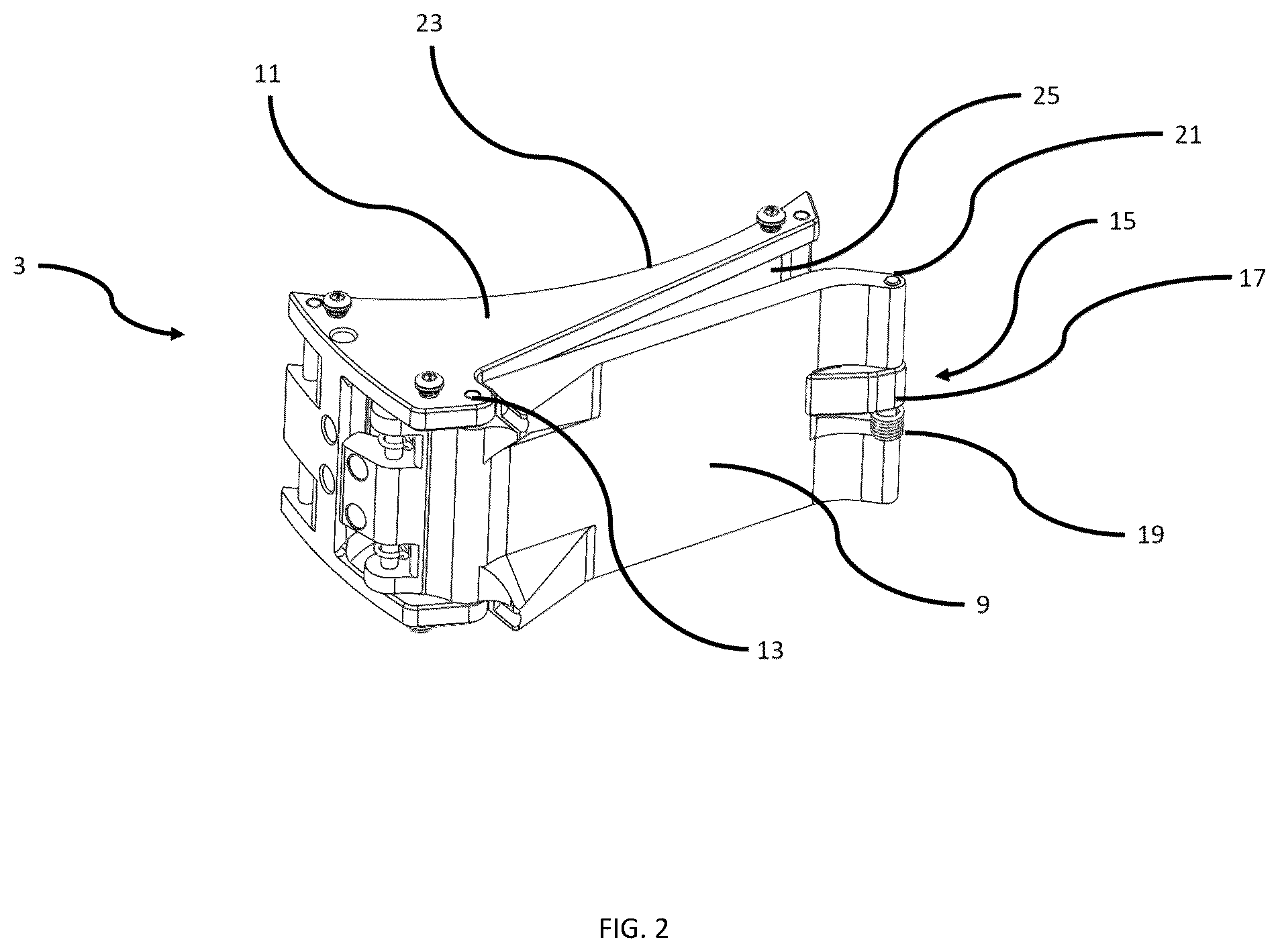 Patent US12319409 Figure 2 – Lightweight modular payload dispenser