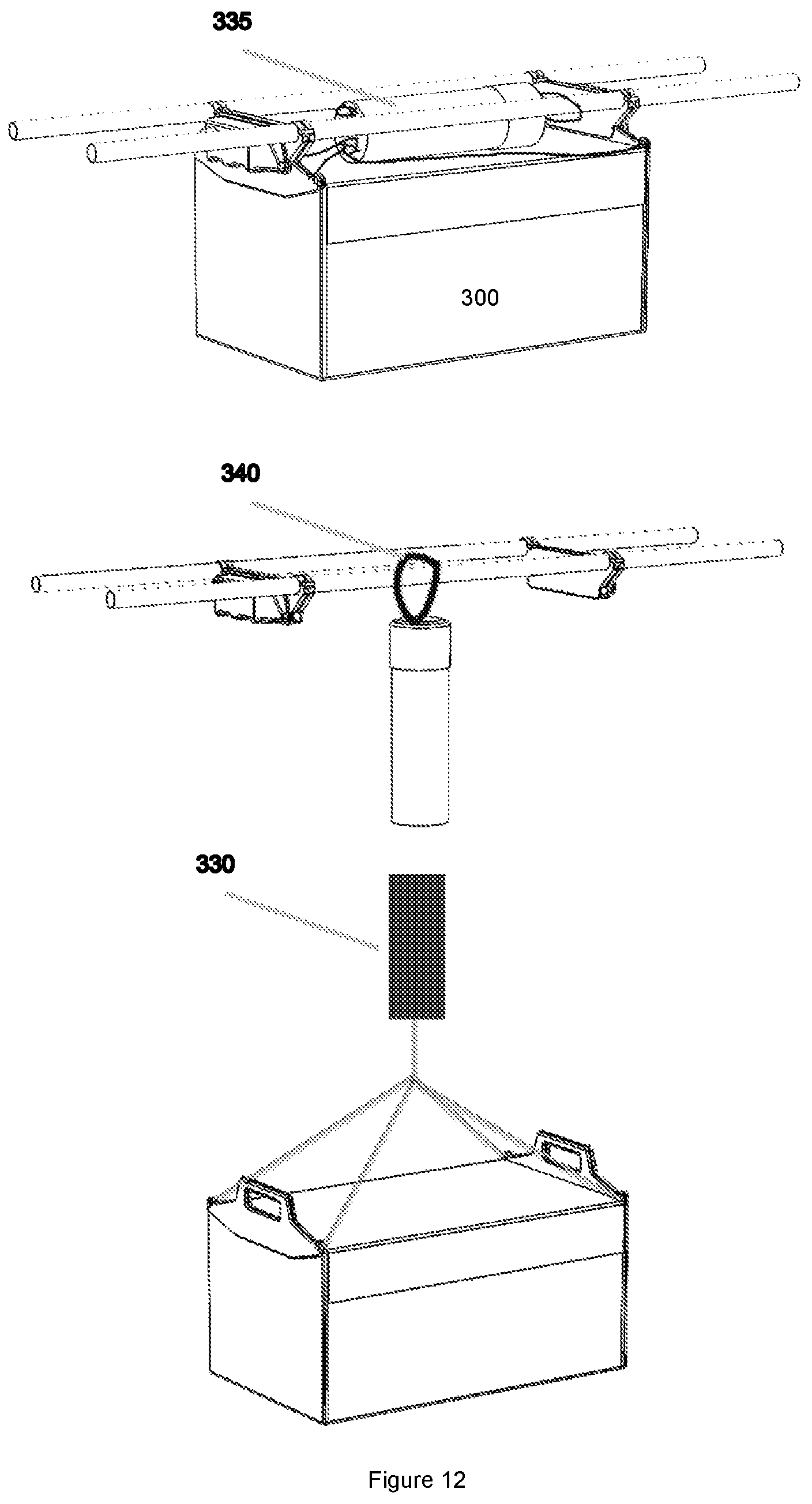 Patent US12319410 Figure 13 – Unmanned aircraft payload system and method