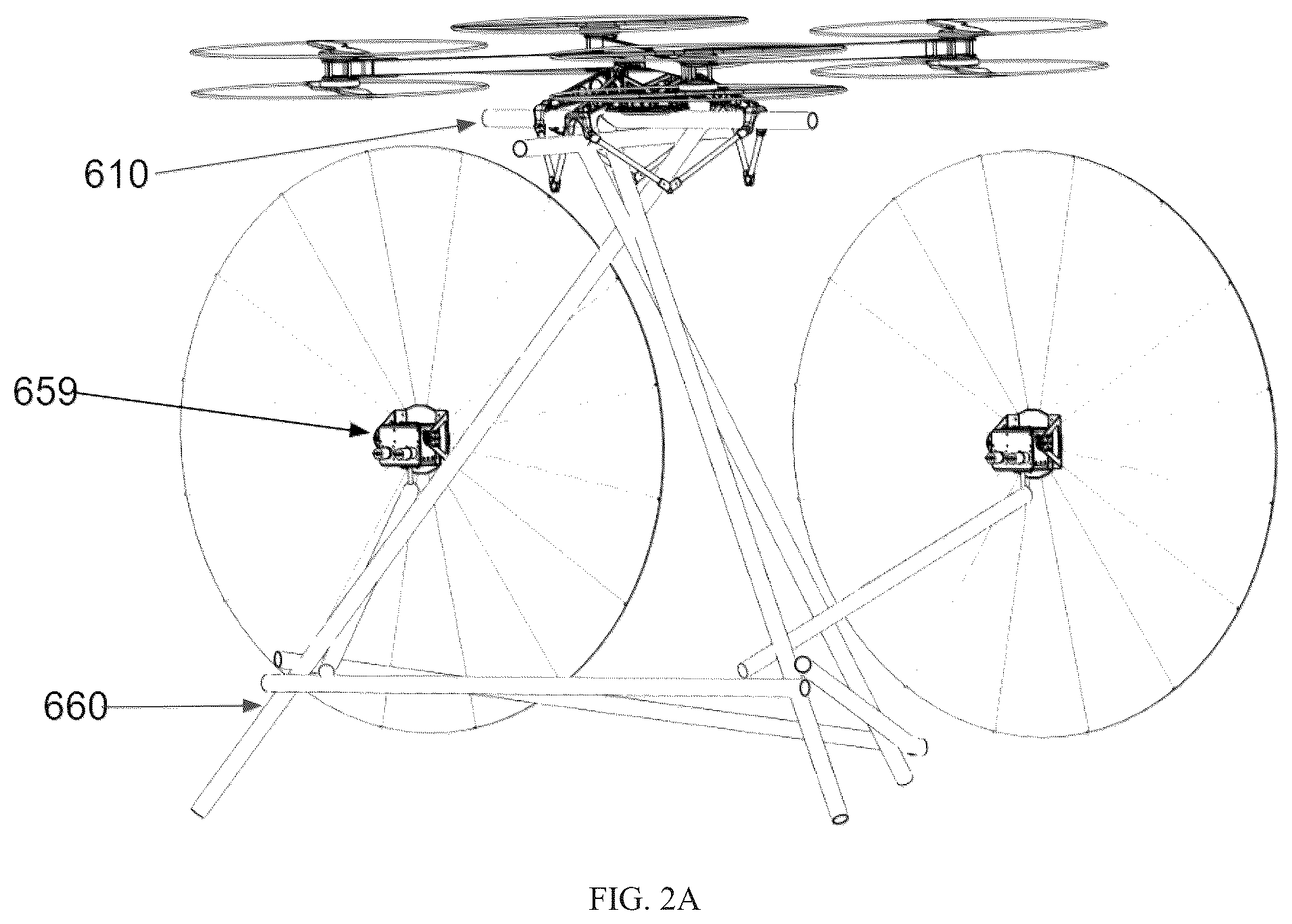 Patent US12319411 Figure 3 – Drone deployable modular system for remote solar energy generation