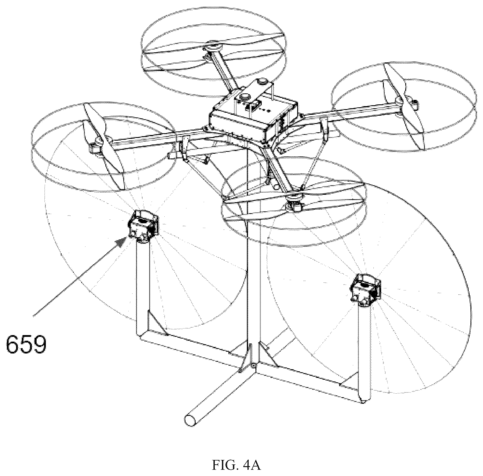 Patent US12319411 Figure 8 – Drone deployable modular system for remote solar energy generation