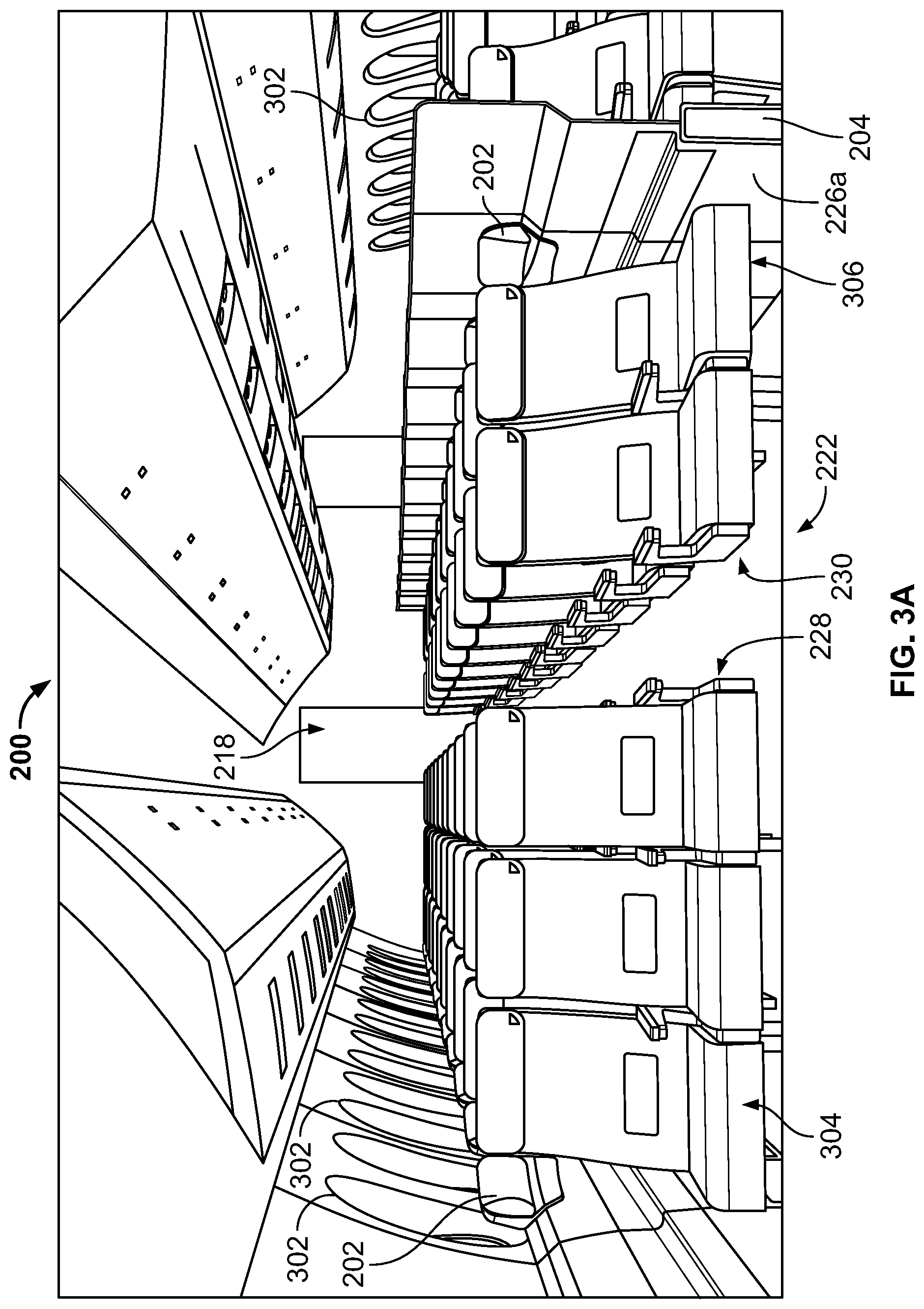 Patent US12319412 Figure 4 – Lateral sleep systems for aircraft