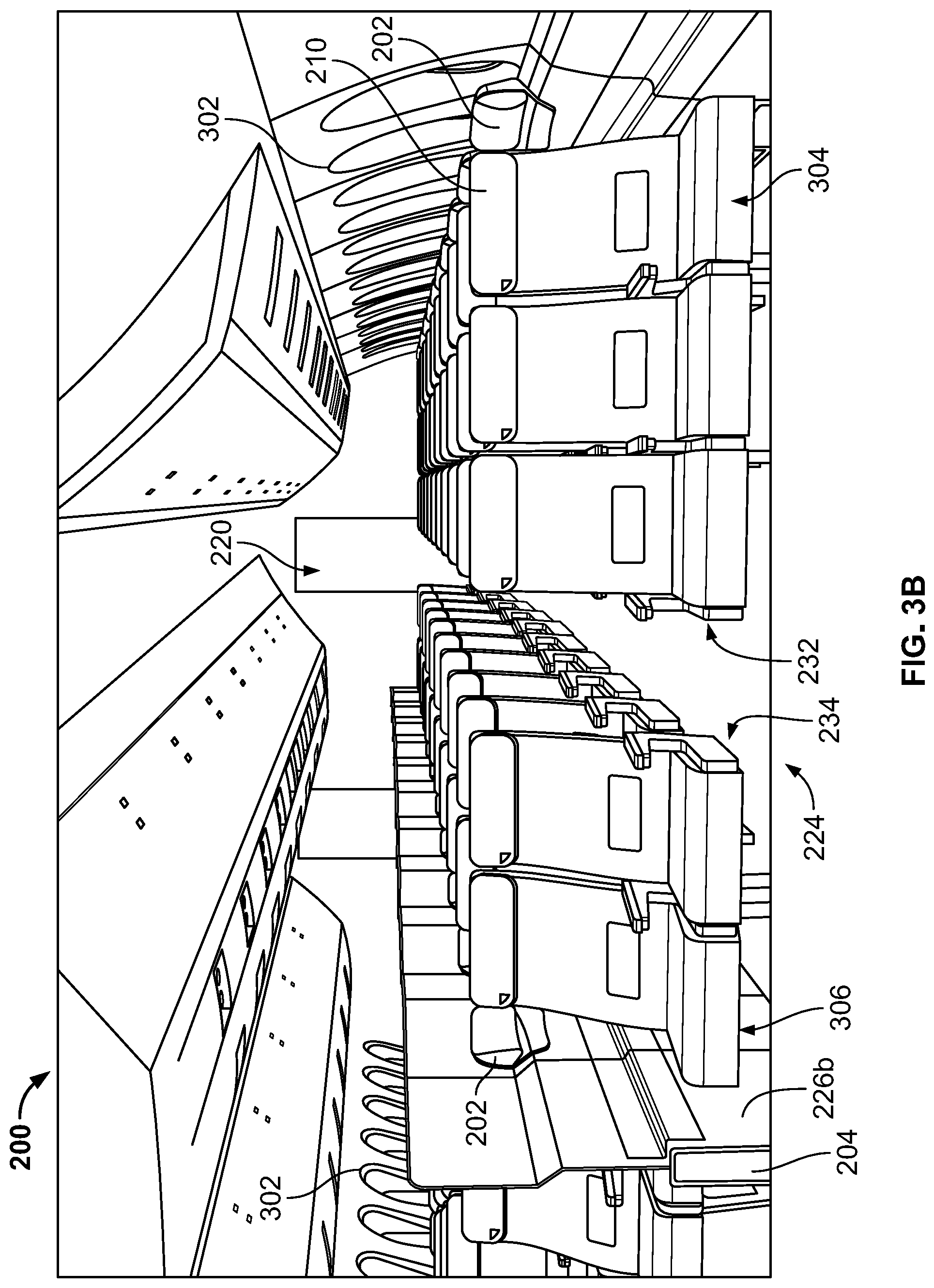 Patent US12319412 Figure 5 – Lateral sleep systems for aircraft