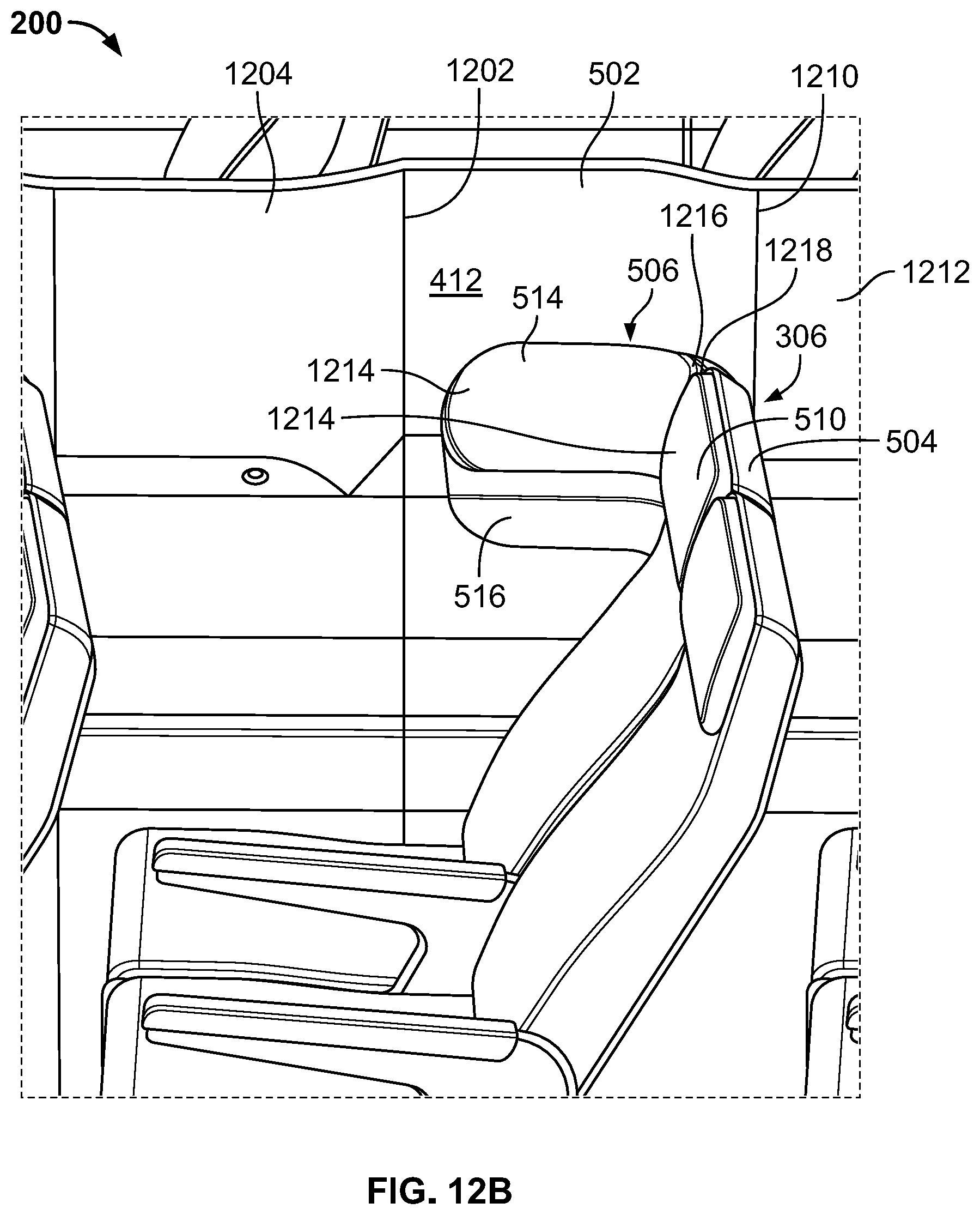 Patent US12319412 Figure 16 – Lateral sleep systems for aircraft