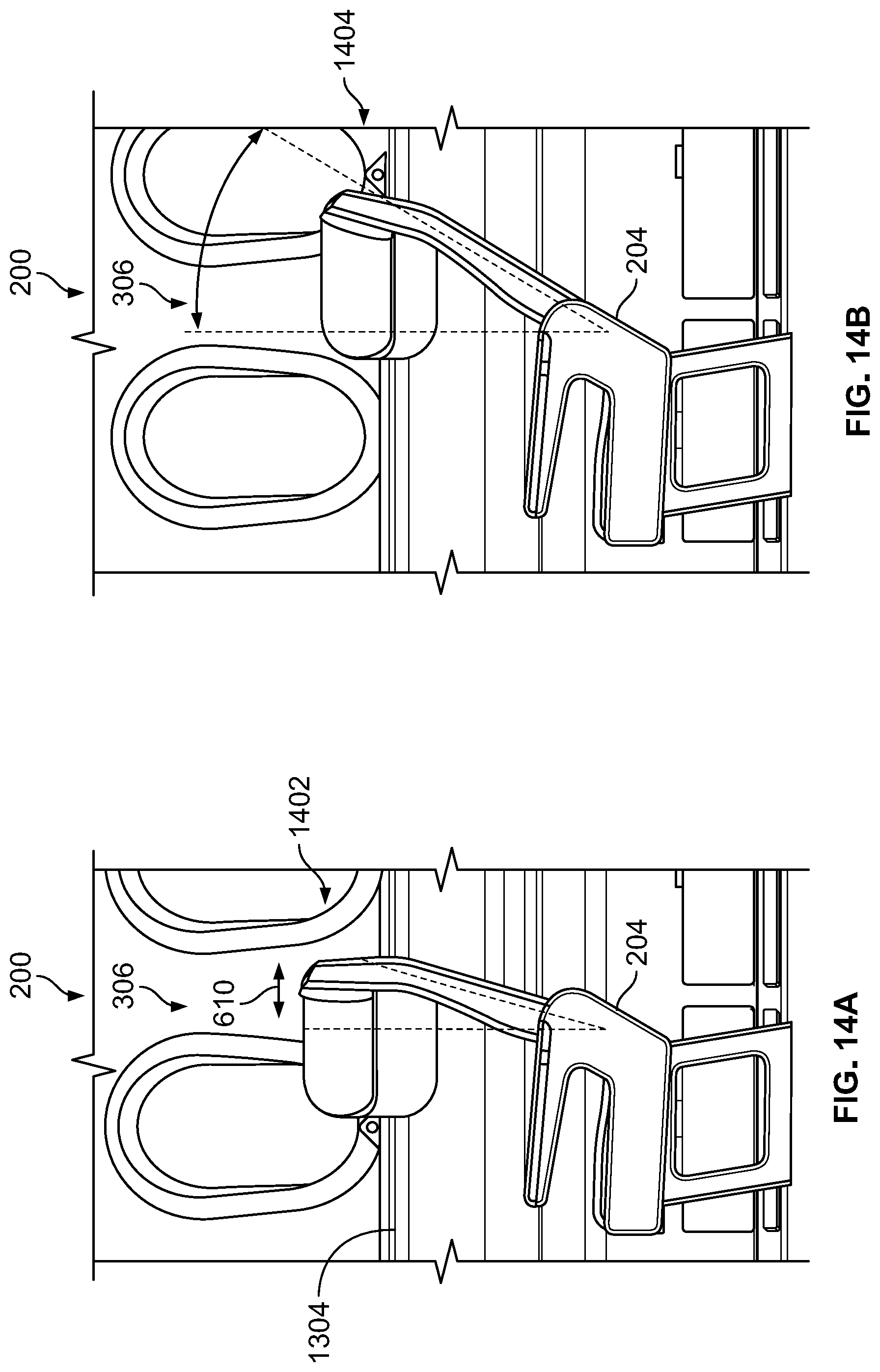 Patent US12319412 Figure 18 – Lateral sleep systems for aircraft