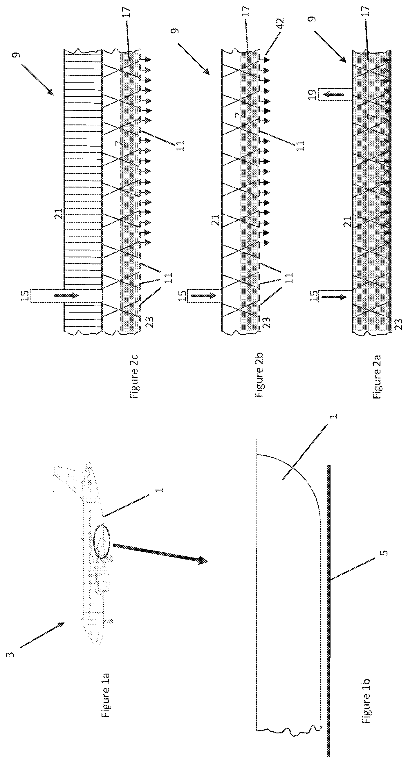 Patent US12319415 Figure 1 – Aircraft with belly-landing protection