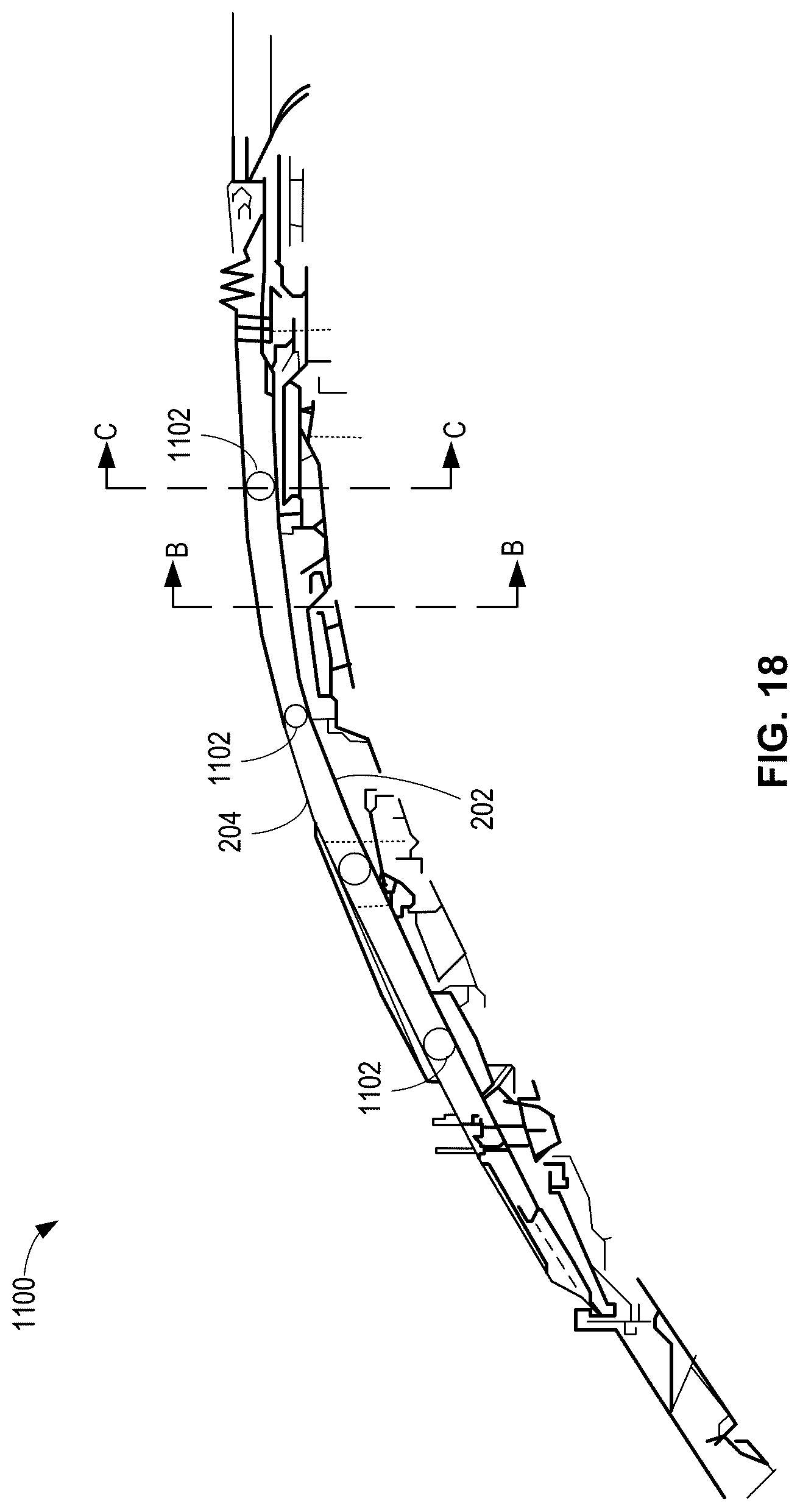 Patent US12319417 Figure 17 – Reverse flow gas turbine engine having electric machine
