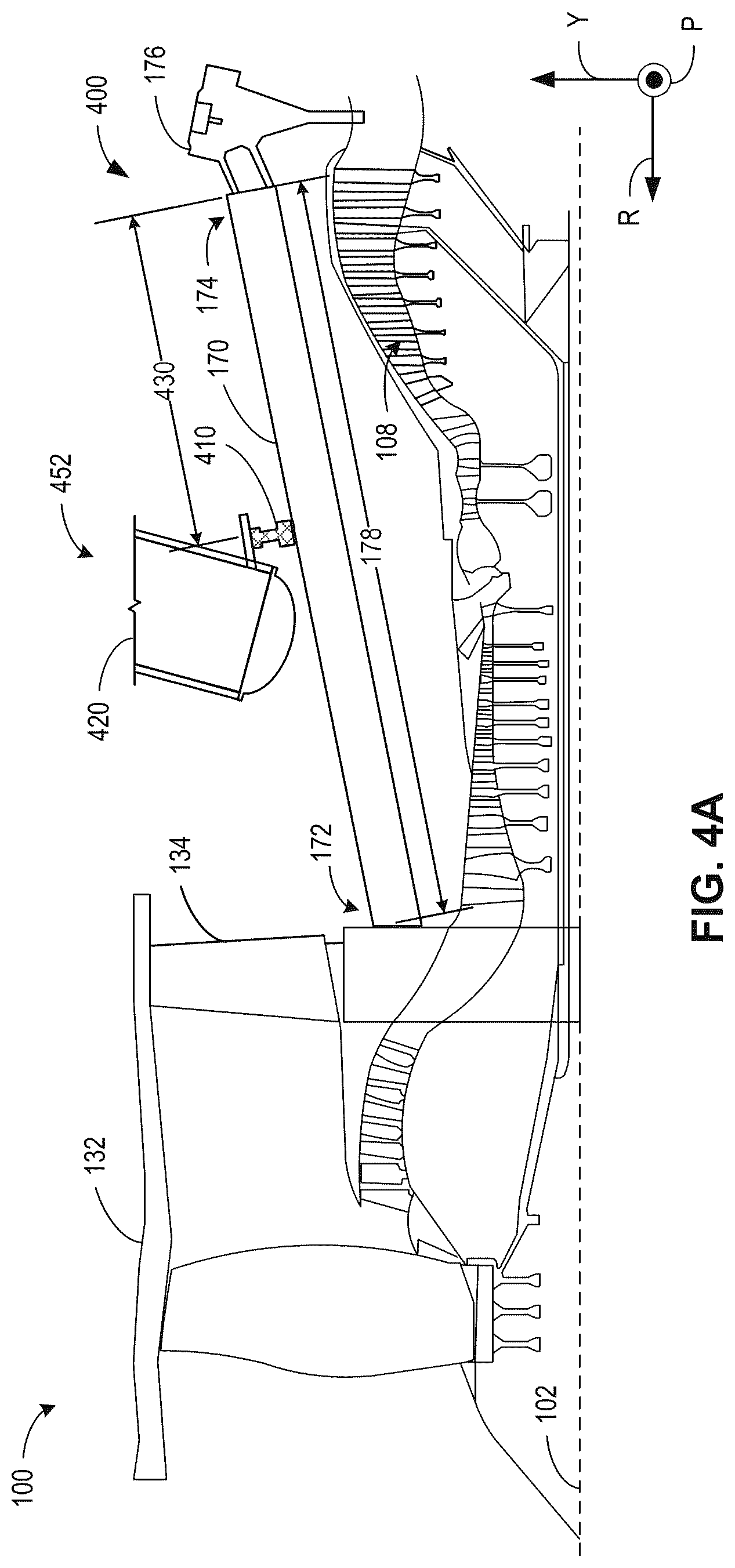 Patent US12319419 Figure 6 – Fluid-filled thrust link apparatus and associated method