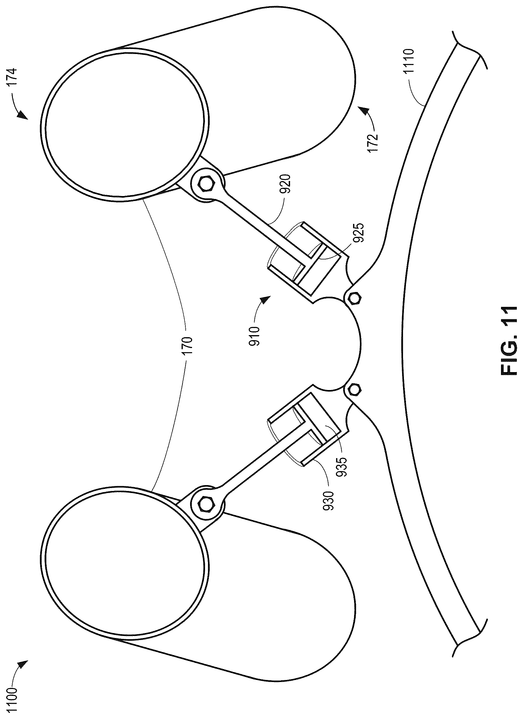 Patent US12319419 Figure 14 – Fluid-filled thrust link apparatus and associated method