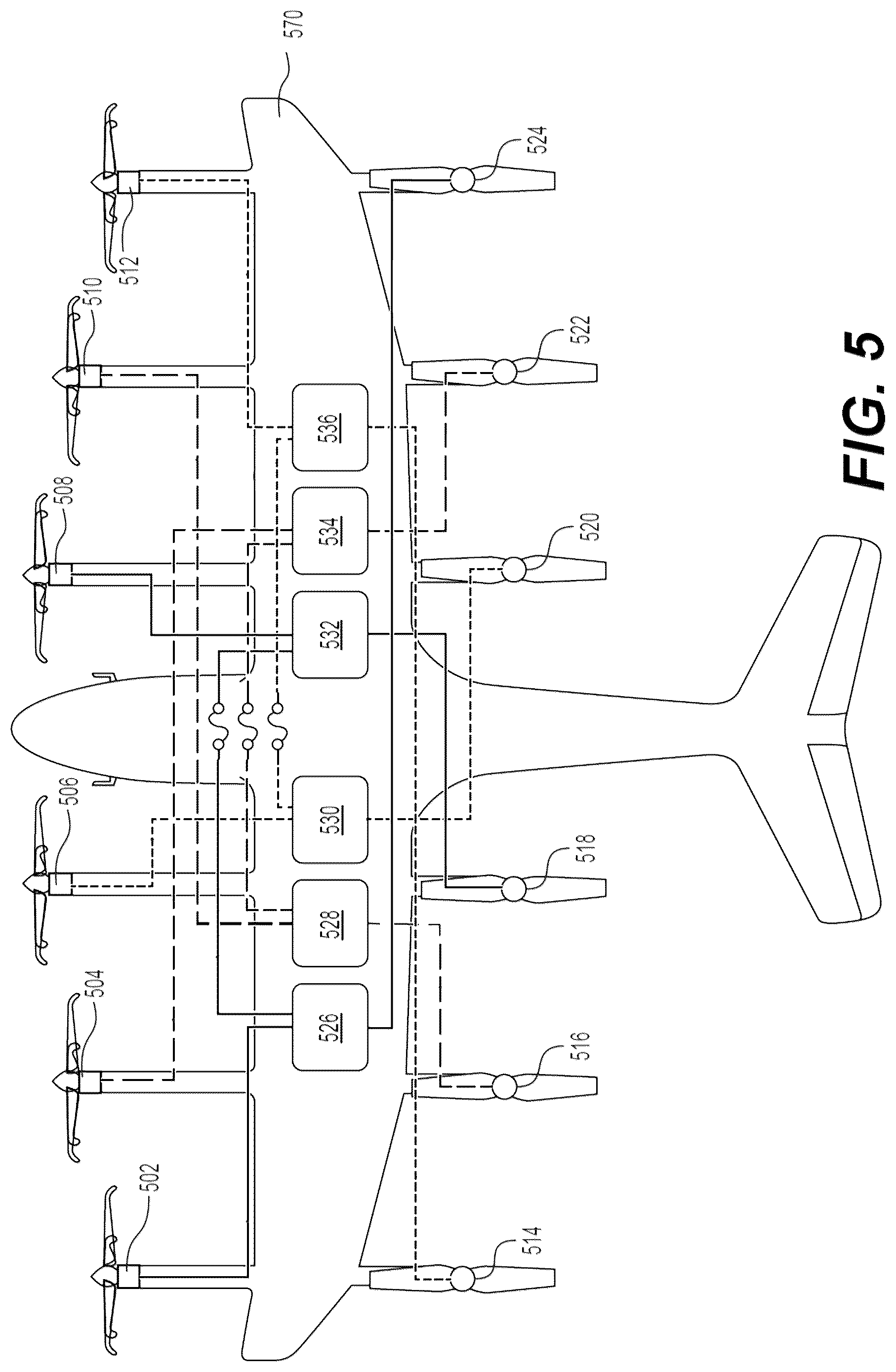 Patent US12319424 Figure 5 – Balancing and measuring circuit for high voltage systems
