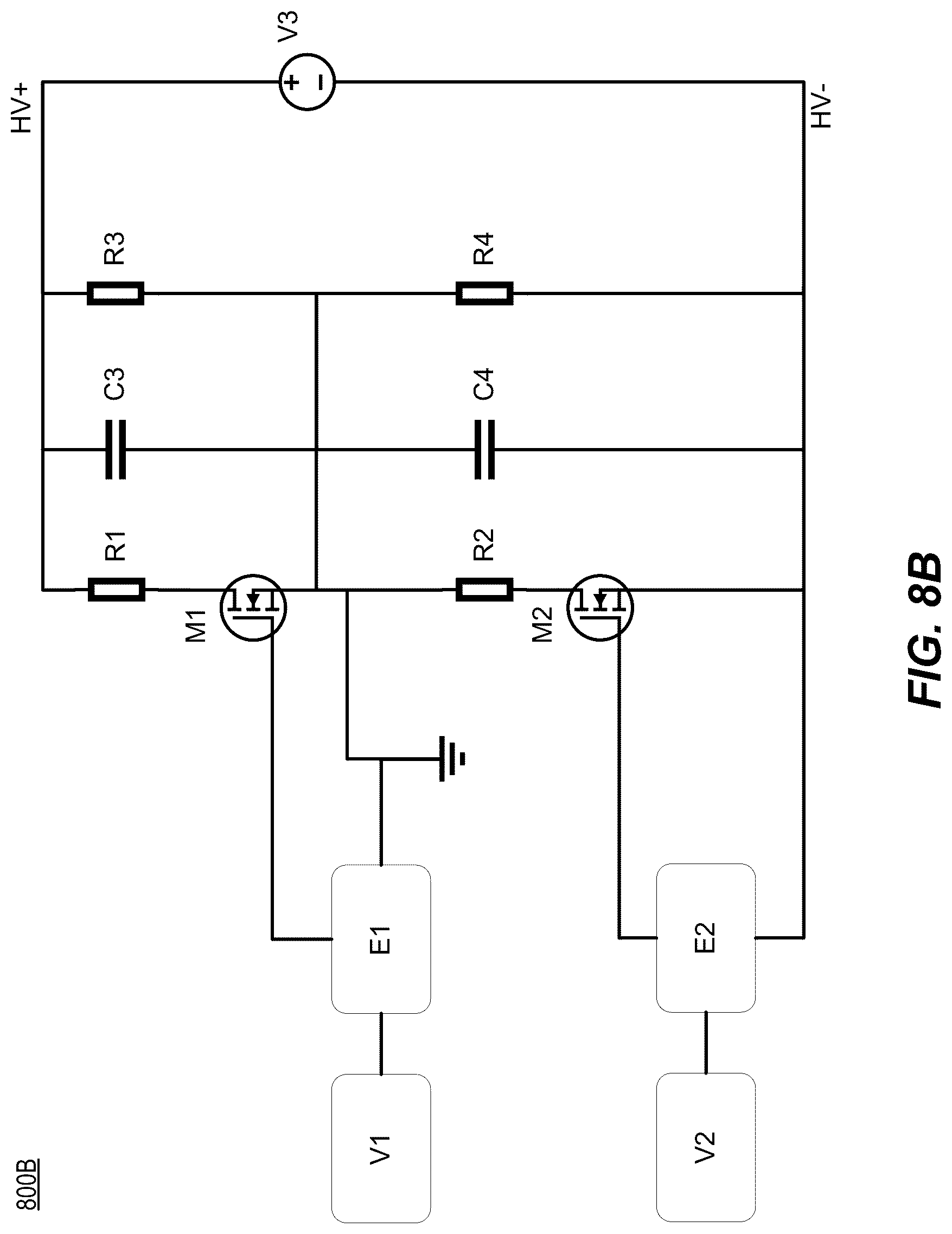 Patent US12319424 Figure 9 – Balancing and measuring circuit for high voltage systems
