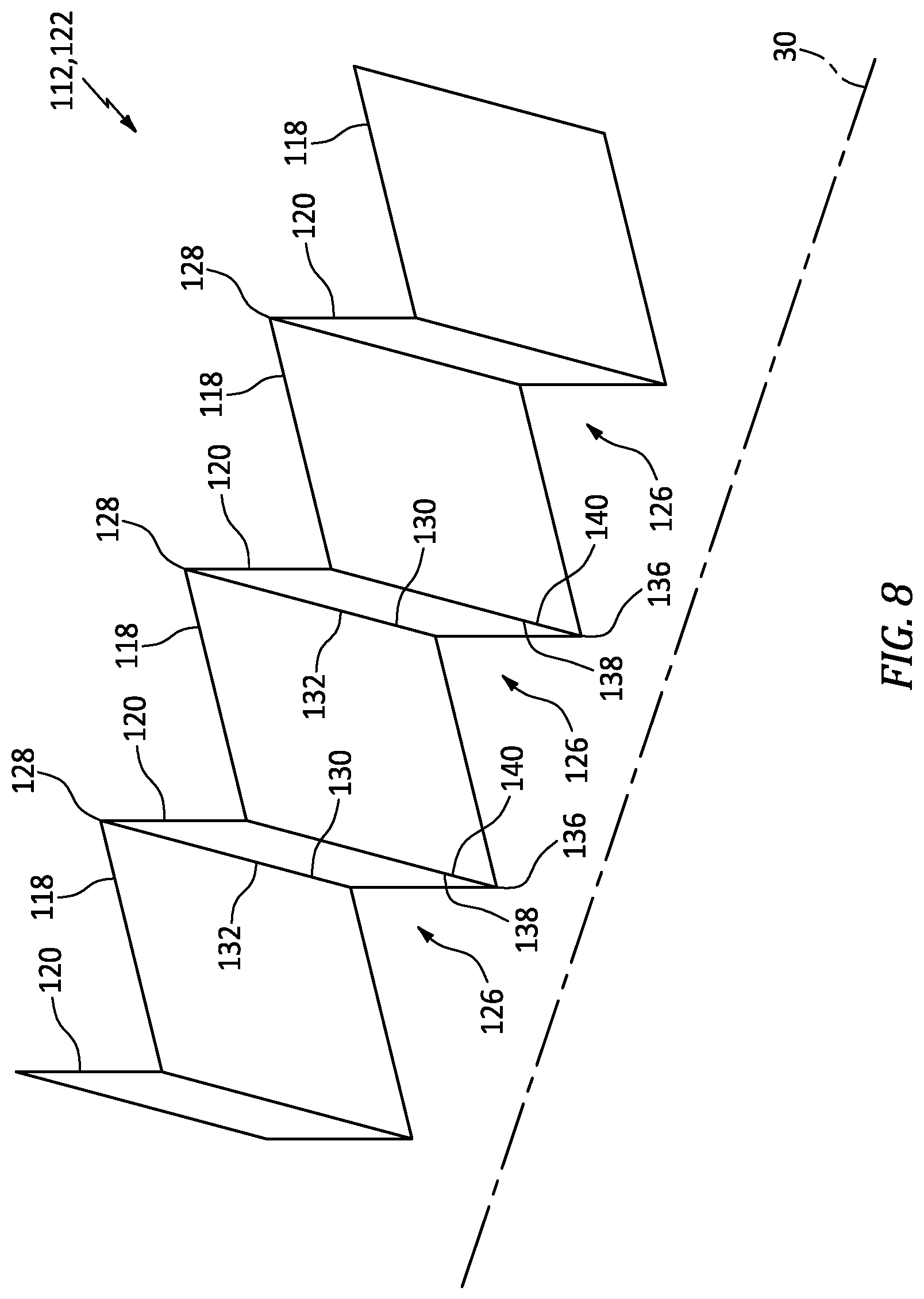 Patent US12319425 Figure 9 – Multi-core acoustic panel for an aircraft propulsion system