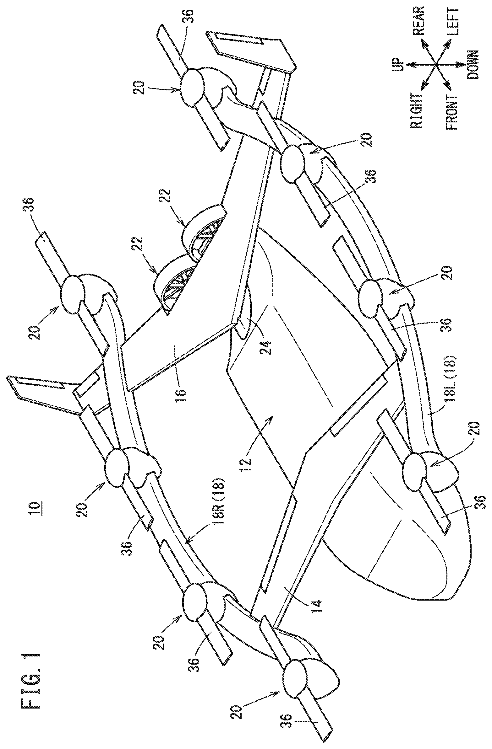 Patent US12319426 — Aircraft propulsion system comprising a cooling system — Figure 1