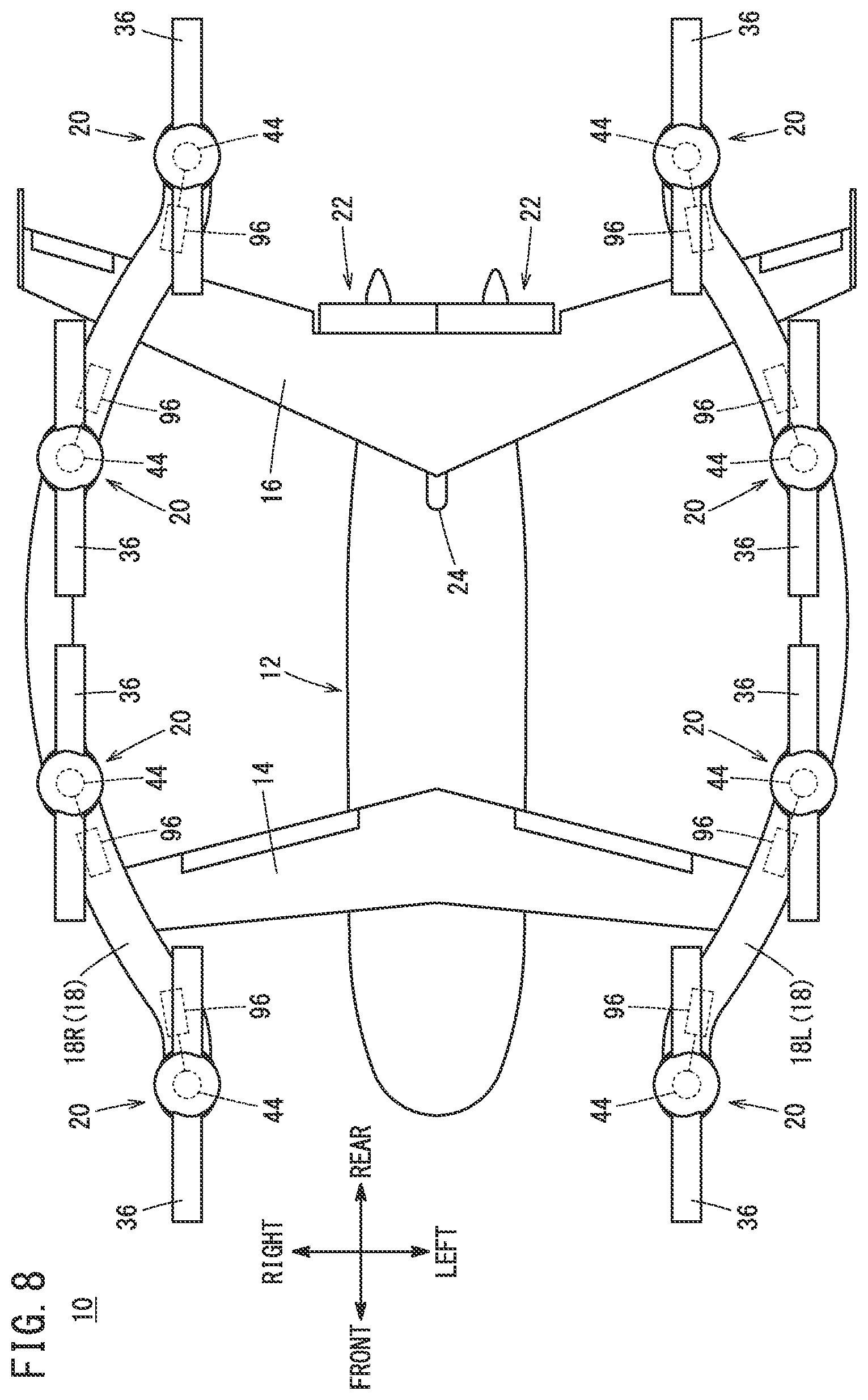Patent US12319426 Figure 8 – Aircraft propulsion system comprising a cooling system