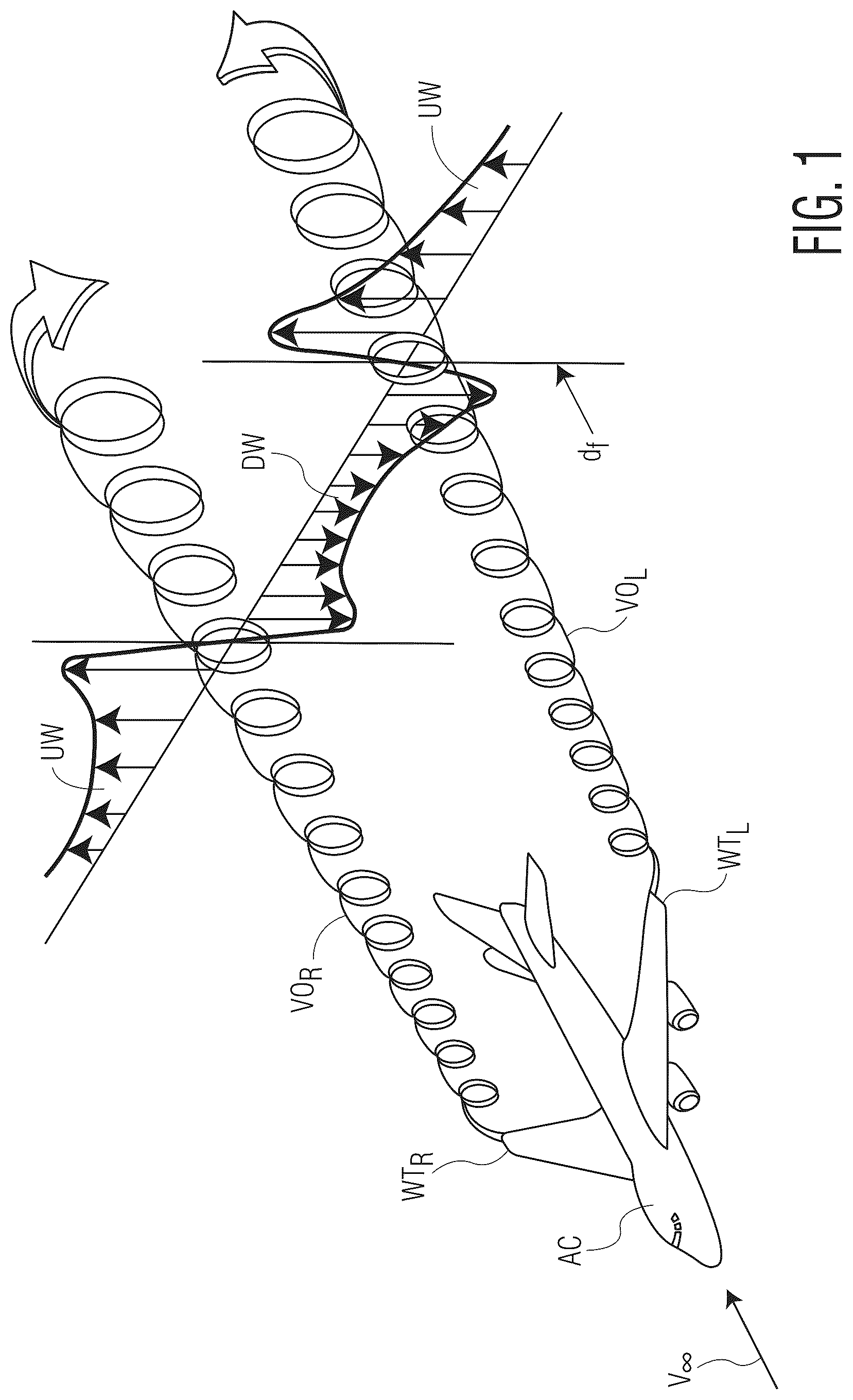 Patent US12319432 Figure 1 – Wing-mounted turbine for generating electricity and increasing thrust