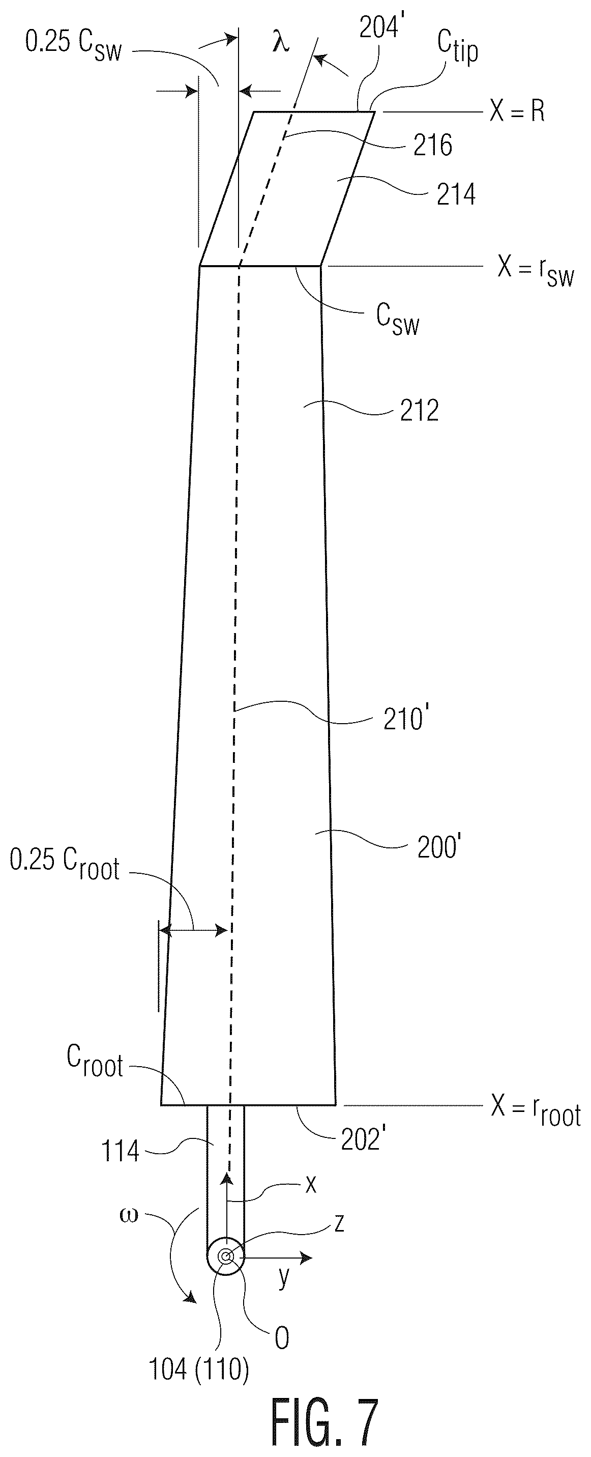 Patent US12319432 Figure 6 – Wing-mounted turbine for generating electricity and increasing thrust