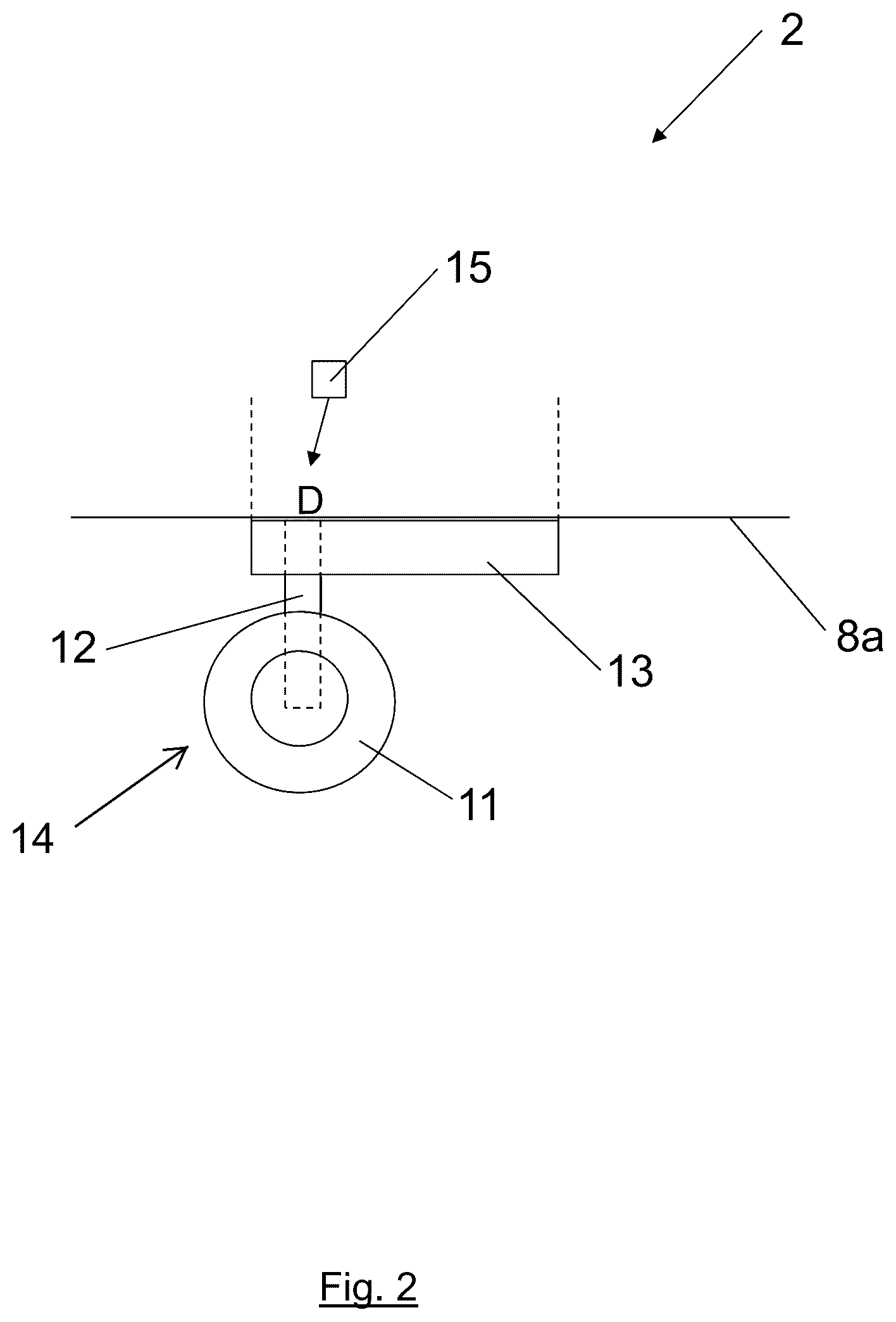 Patent US12319433 Figure 2 – Determining the steering angle of a landing gear assembly of an aircraft