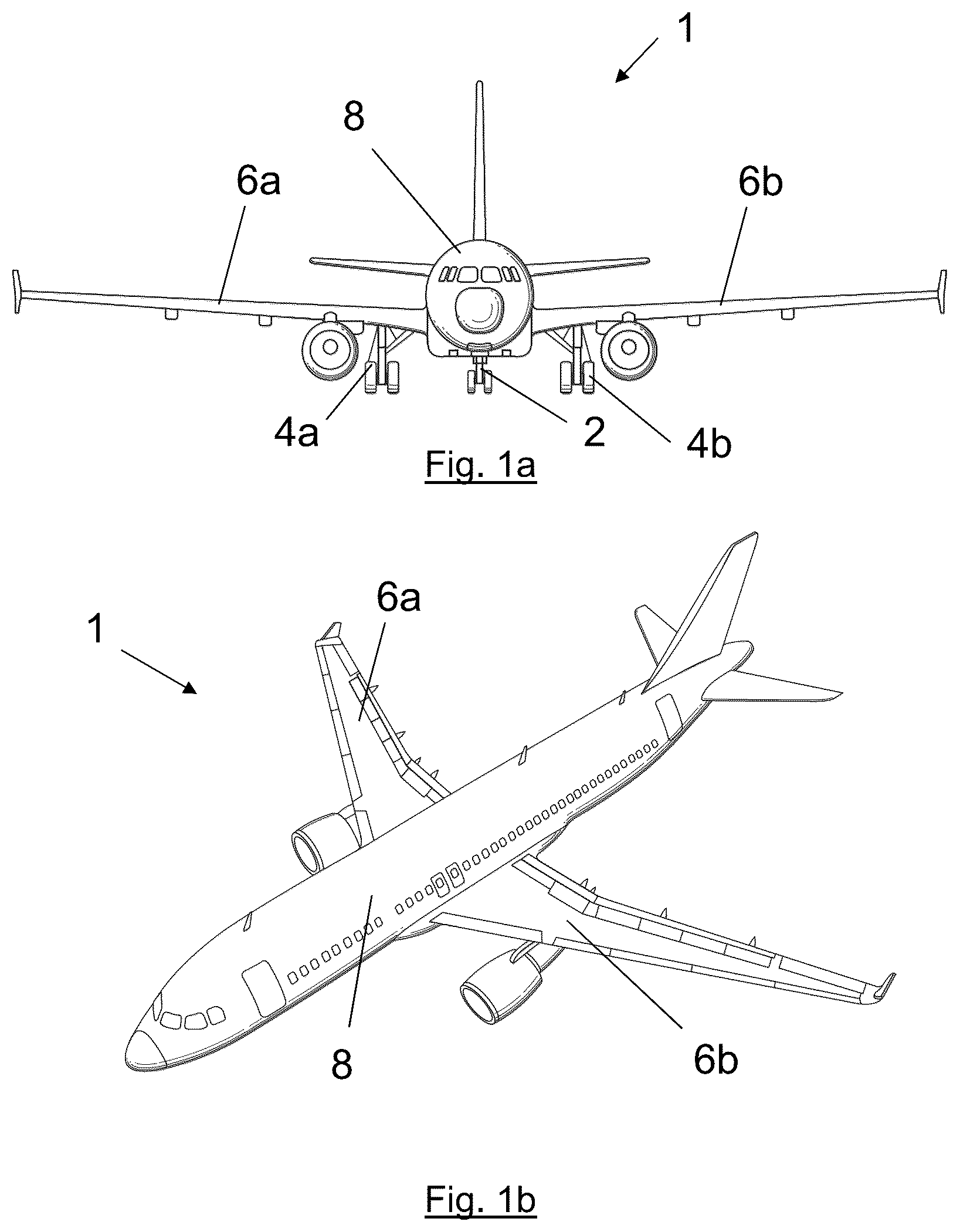 Patent US12319434 Figure 1 – Determining the position of one or more components of a landing gear assembly of an aircraft