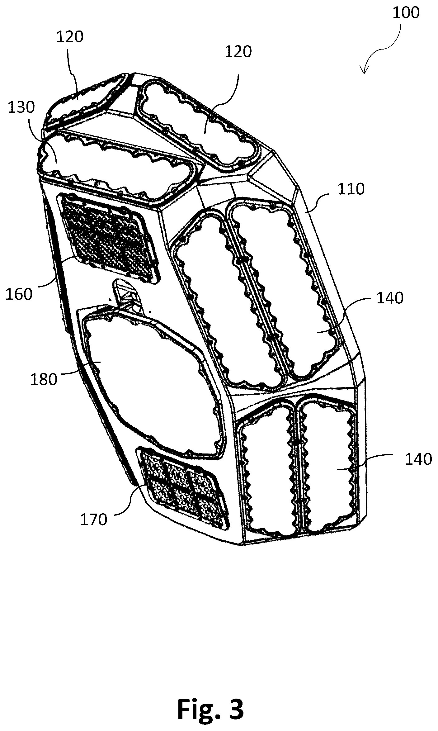 Patent US12319436 Figure 3 – Aircraft fuselage lighting pod