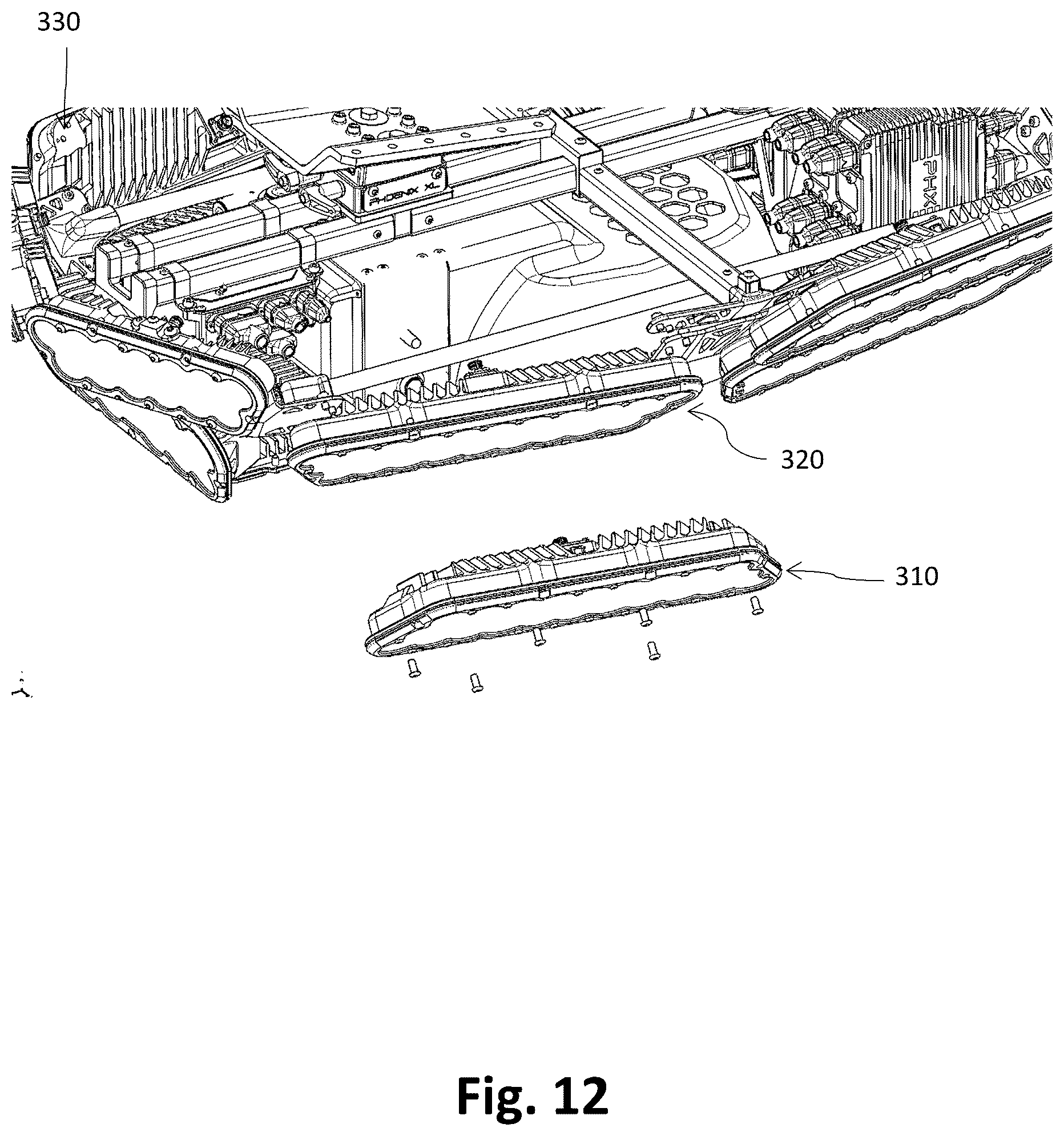 Patent US12319436 Figure 12 – Aircraft fuselage lighting pod