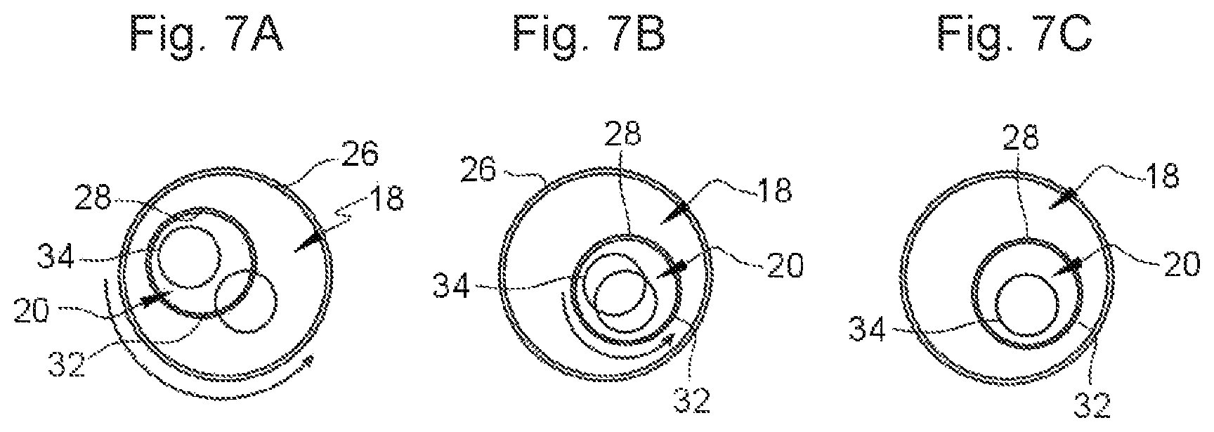 Patent US12319440 Figure 7 – Connecting device comprising two off-center rings with a frustoconical and/or spherical bearing surface, aircraft or aircraft floor comprising at least two portions connected by at least one such connecting device