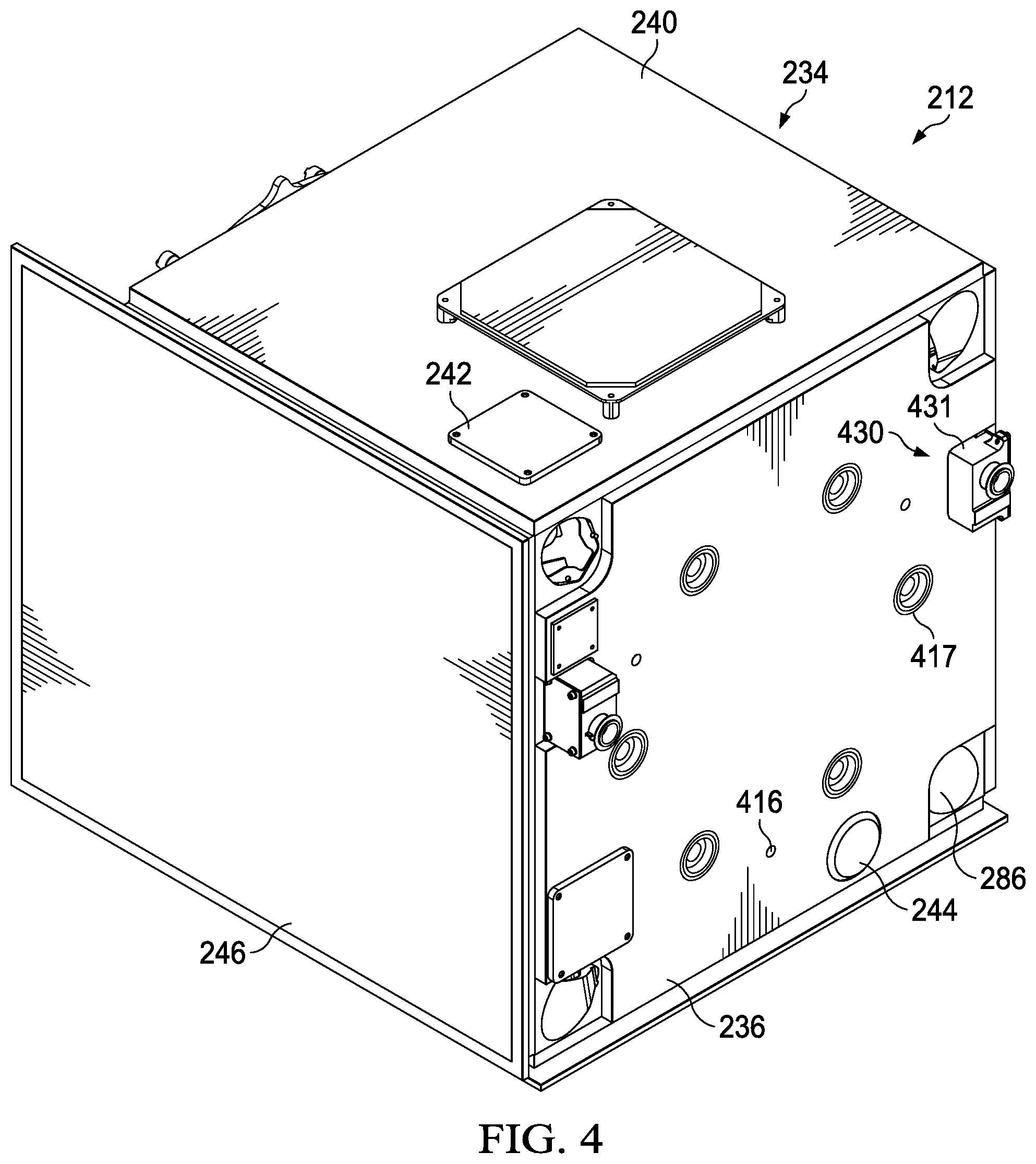 Patent US12319443 Figure 3 – Stacked satellite assemblies and related methods