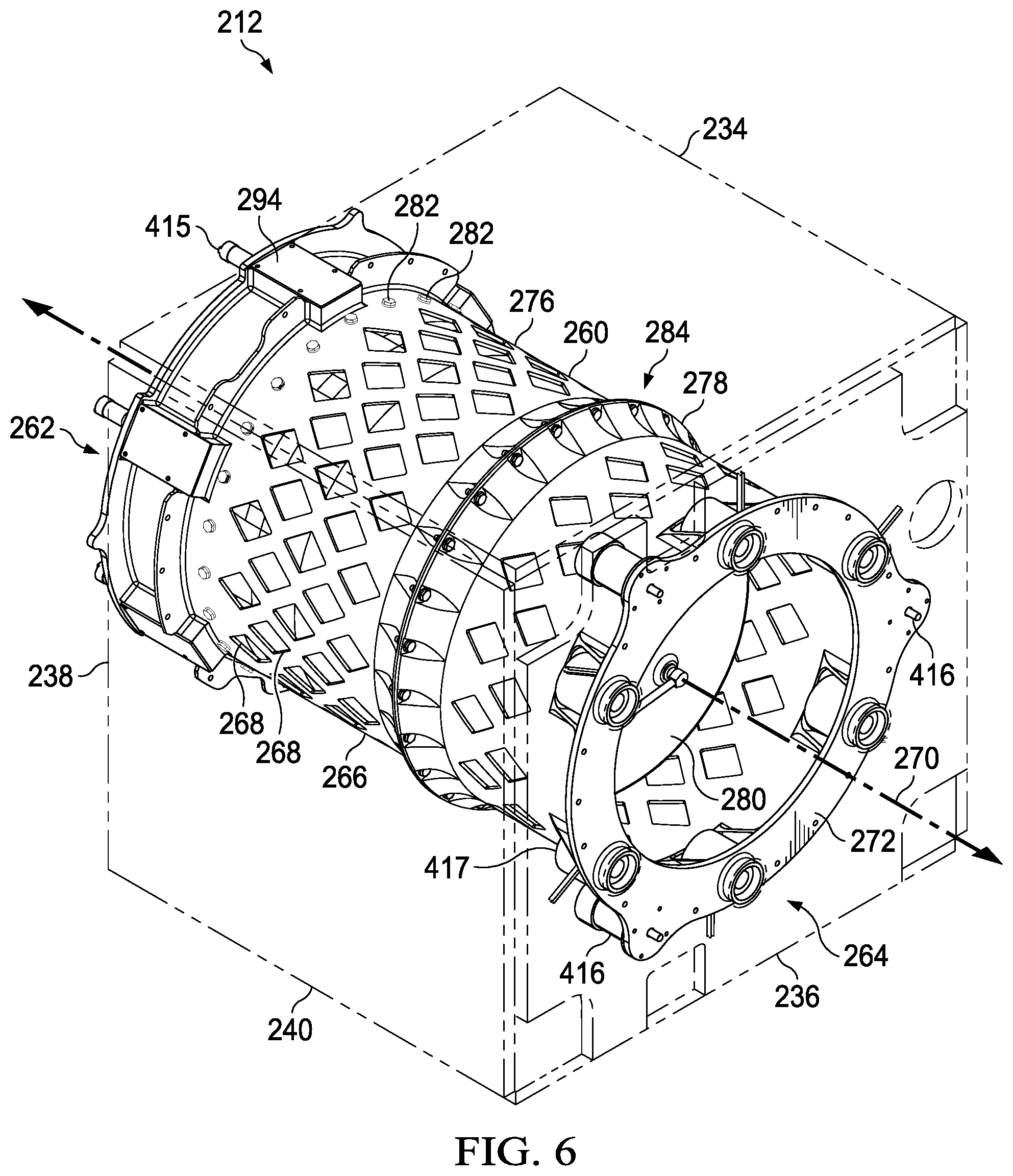 Patent US12319443 Figure 5 – Stacked satellite assemblies and related methods