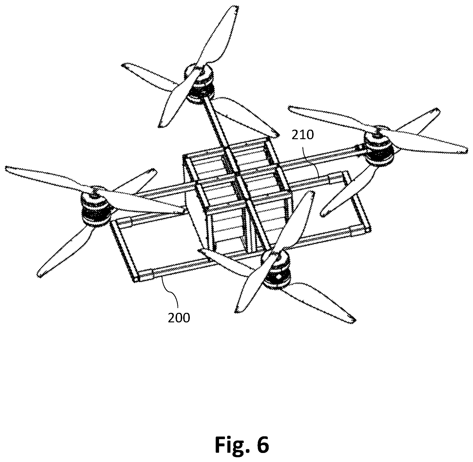 Patent US12319446 Figure 6 – Modular flying vehicle