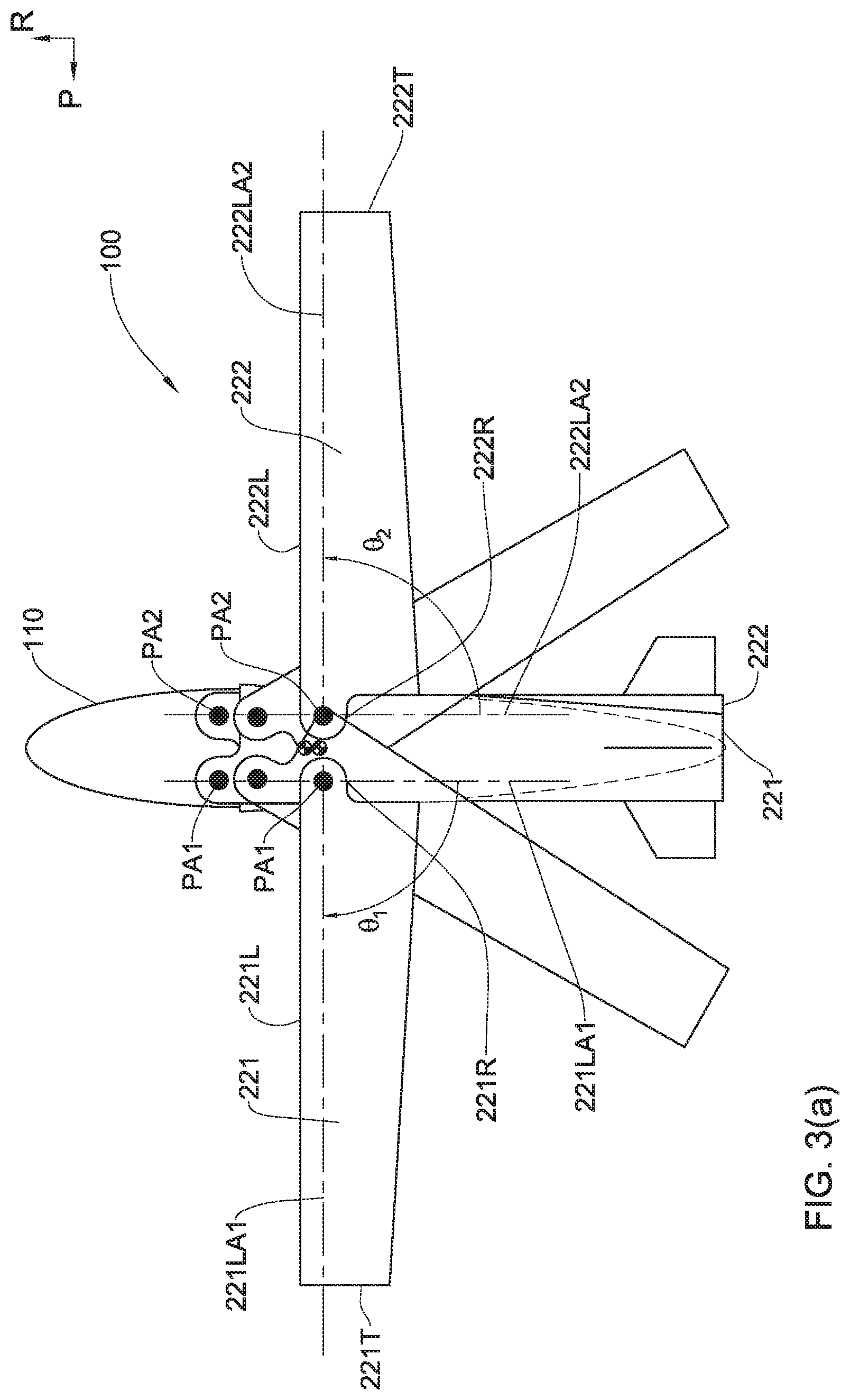 Patent US12319447 Figure 4 – Deployable wing system for air vehicle