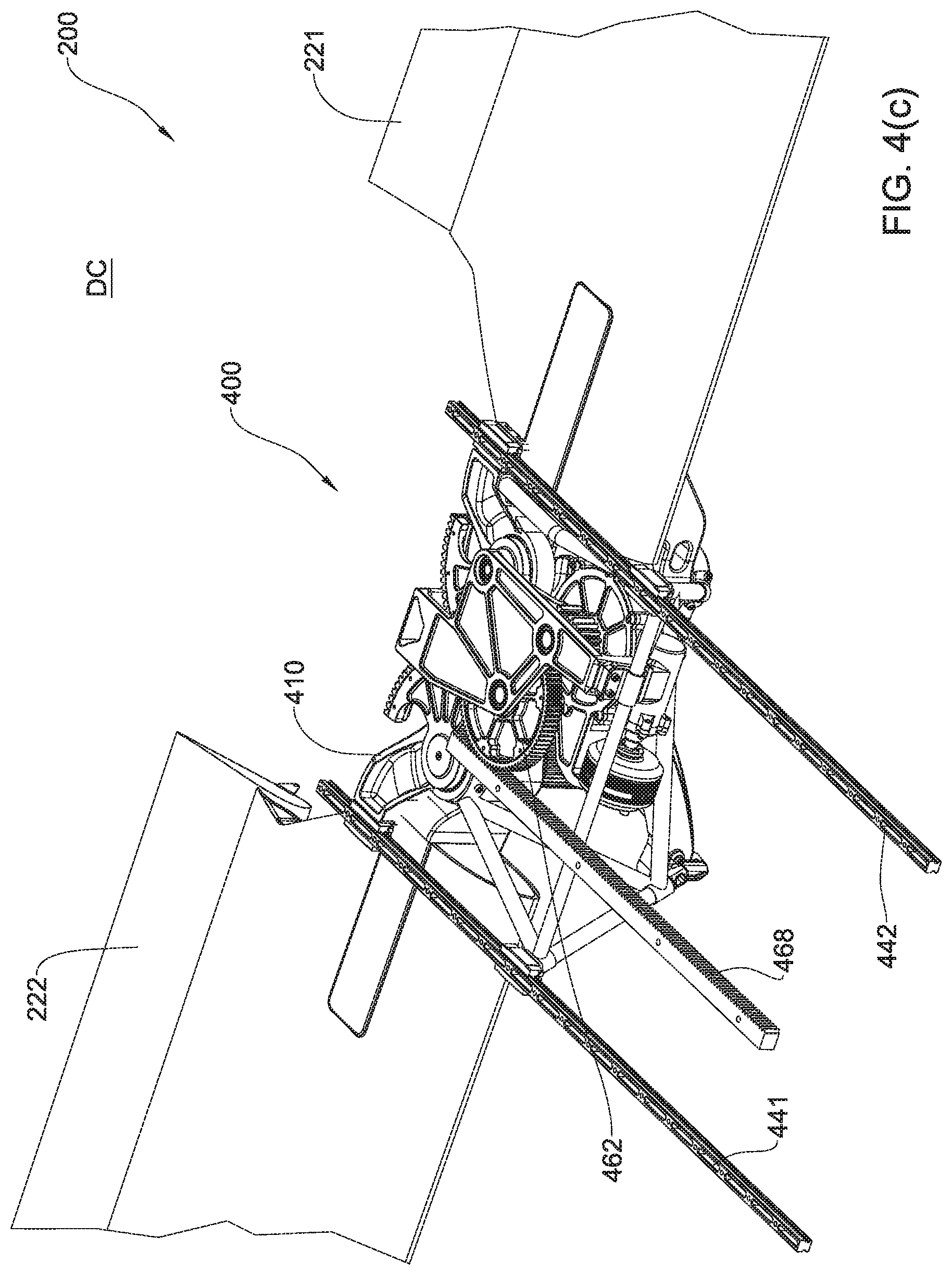 Patent US12319447 Figure 8 – Deployable wing system for air vehicle