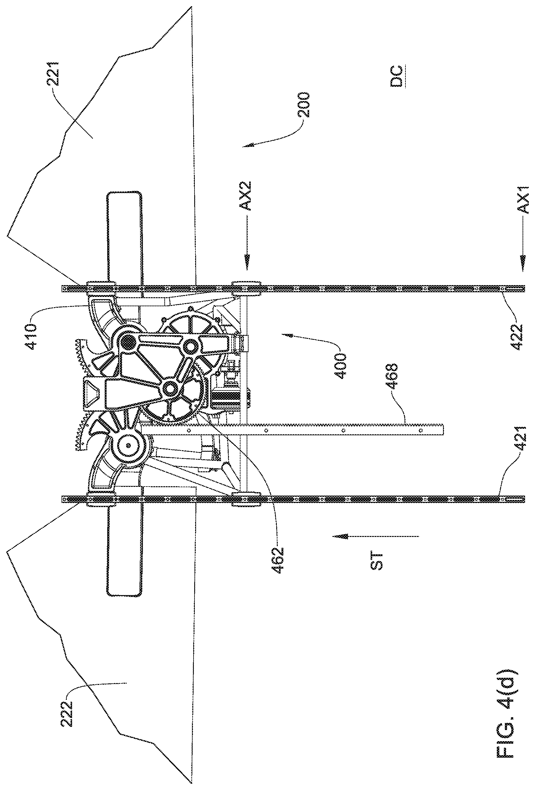 Patent US12319447 Figure 9 – Deployable wing system for air vehicle
