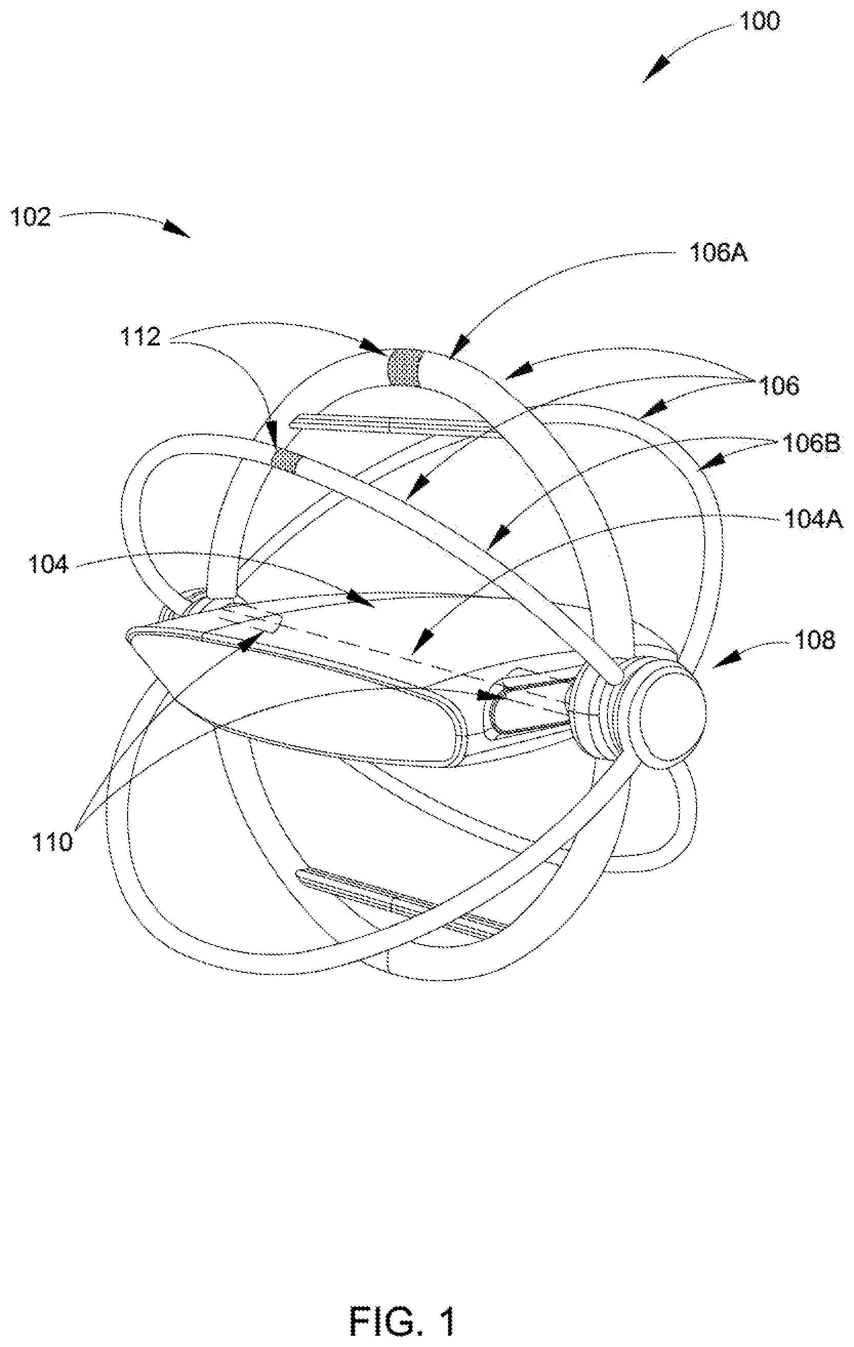 Patent US12319448 Figure 1 – Unmanned aerial vehicle powered using electric propulsion