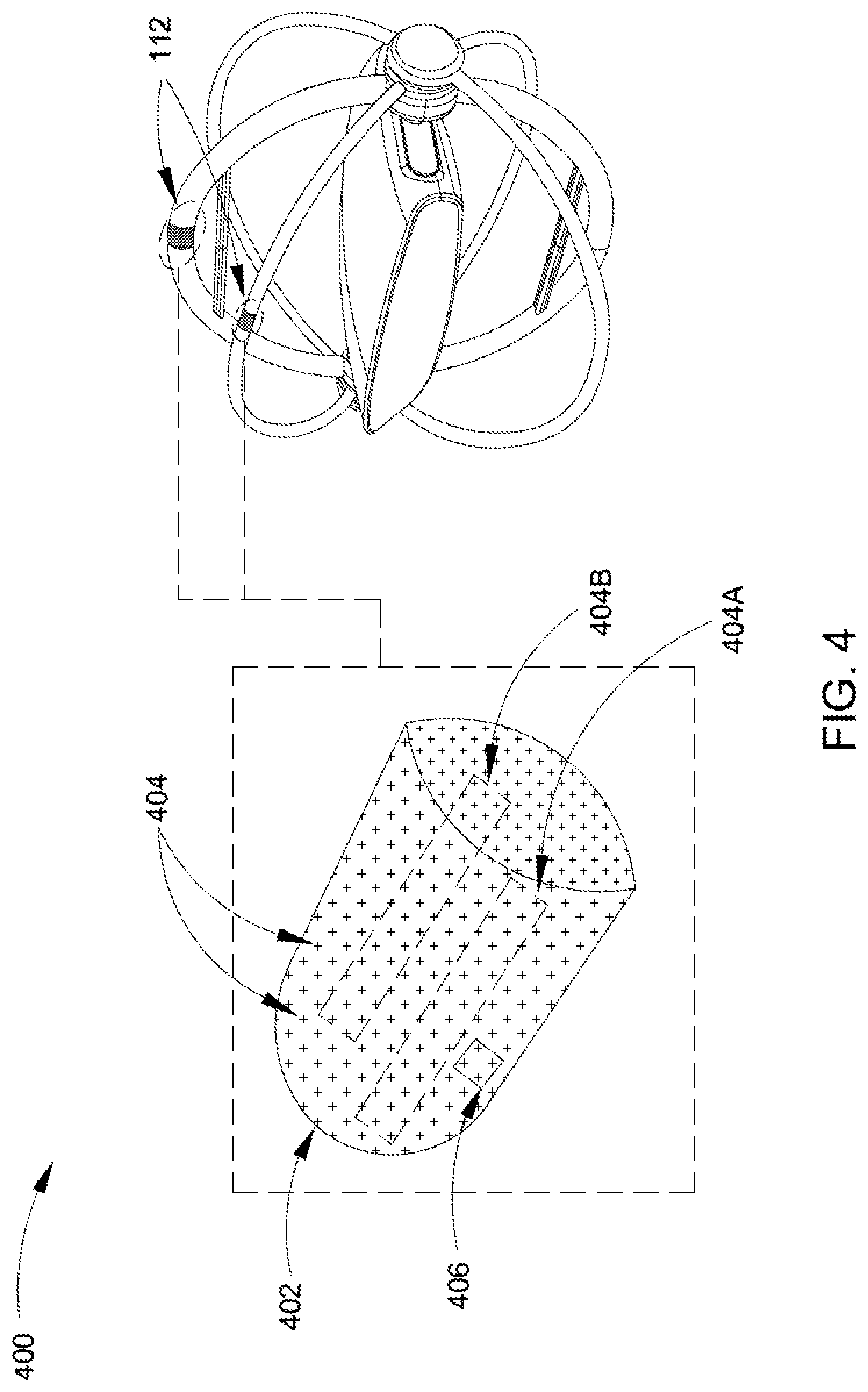 Patent US12319448 Figure 4 – Unmanned aerial vehicle powered using electric propulsion