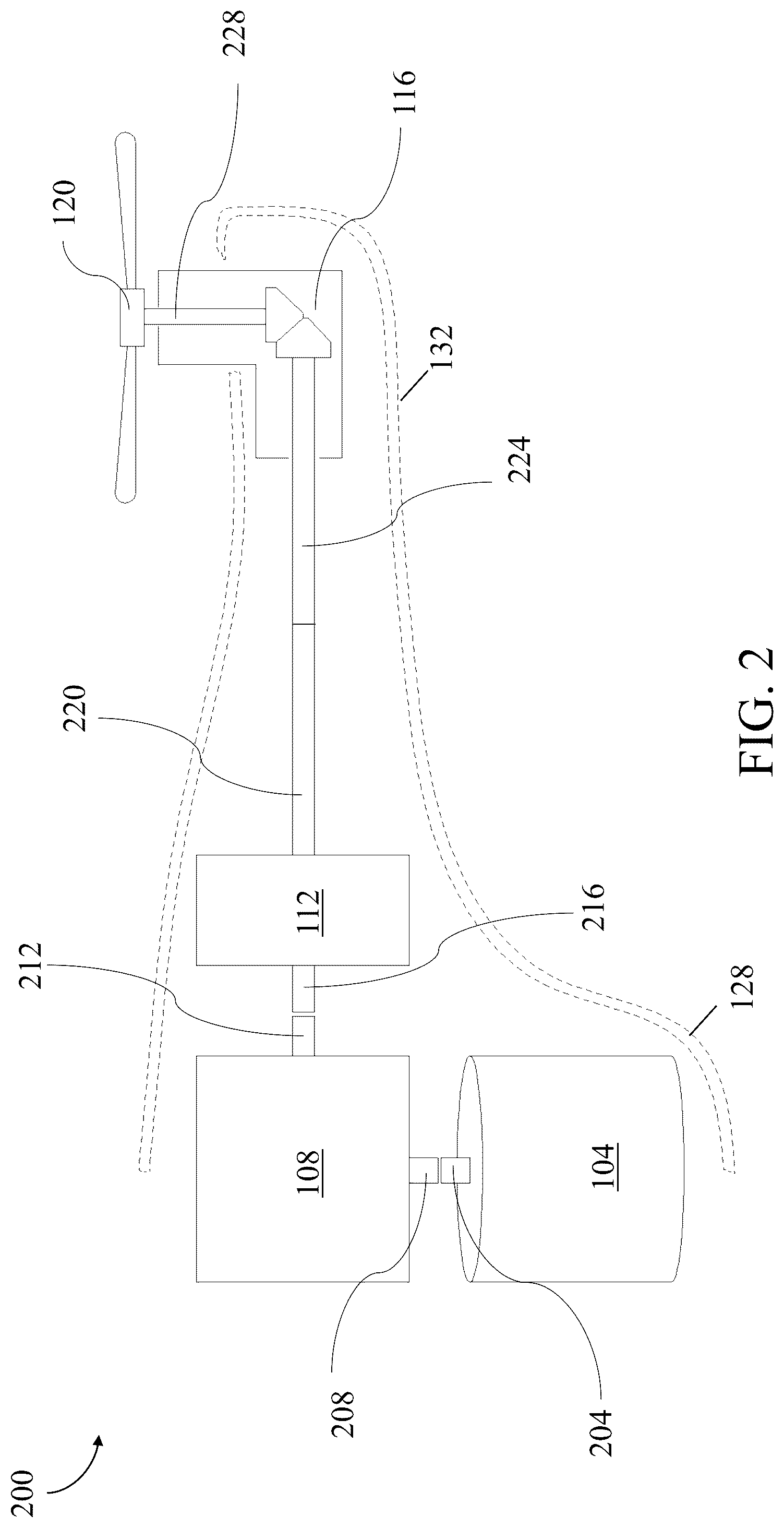 Patent US12319449 Figure 2 – Drone propulsion system