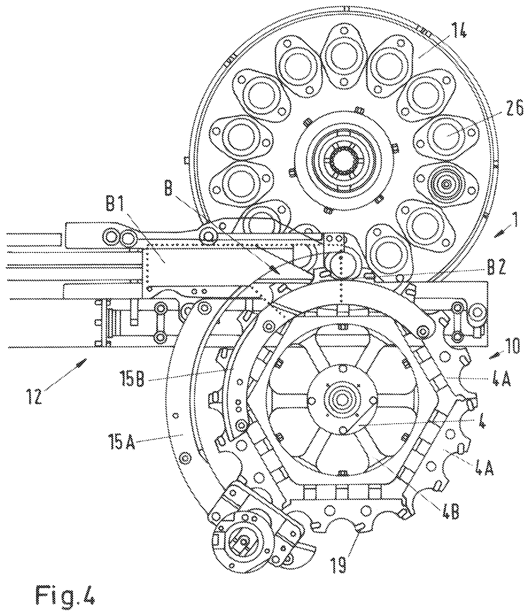 Patent US12319454 Figure 4 – Feeding device for sealer