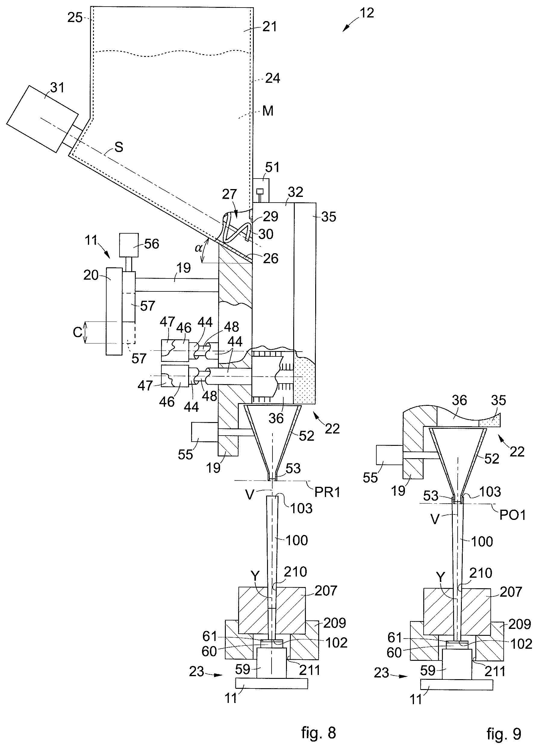 Patent US12319455 Figure 6 – Filling apparatus and method for automatically filling containers