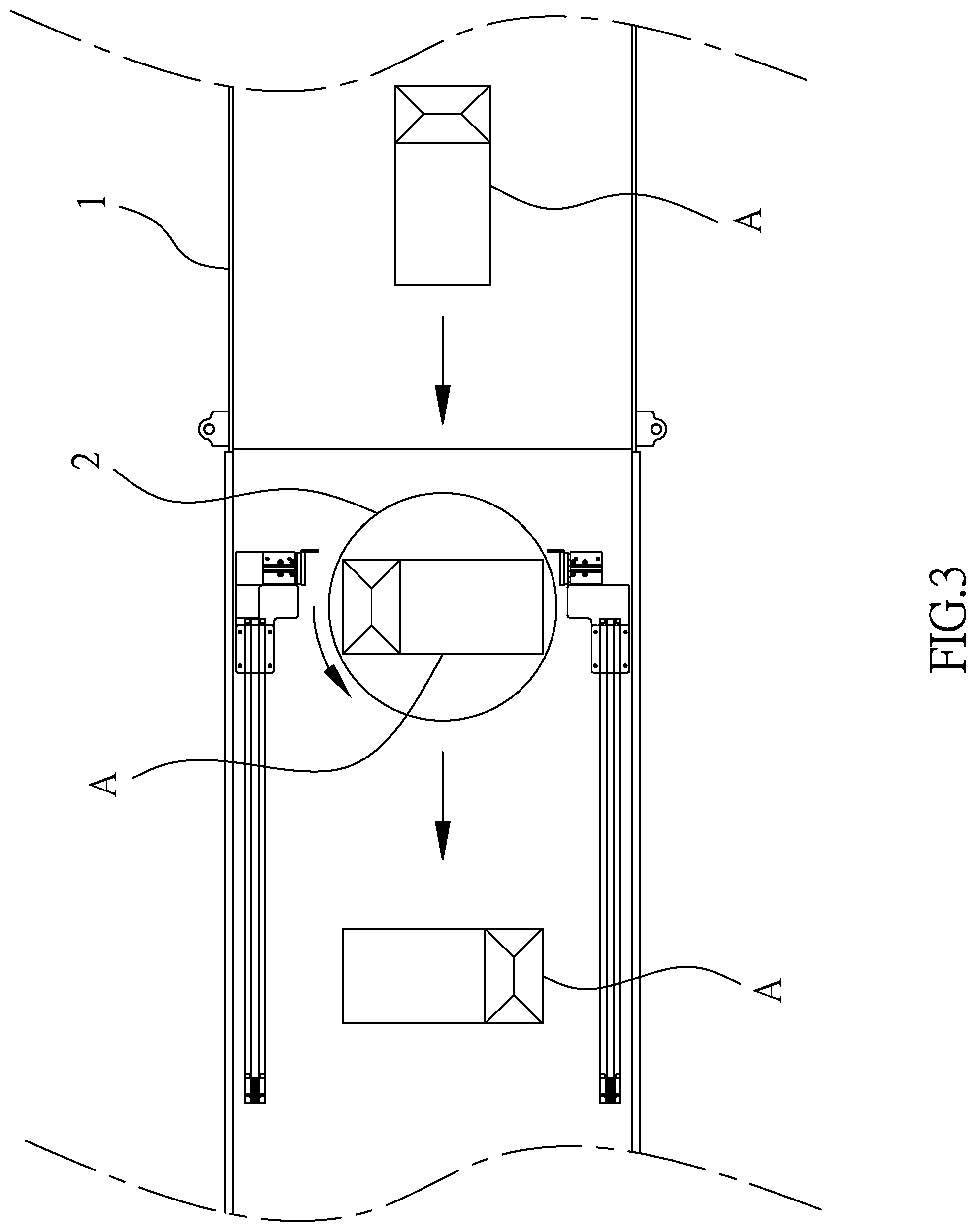 Patent US12319457 Figure 3 – Automatic packaging machine for paper bags